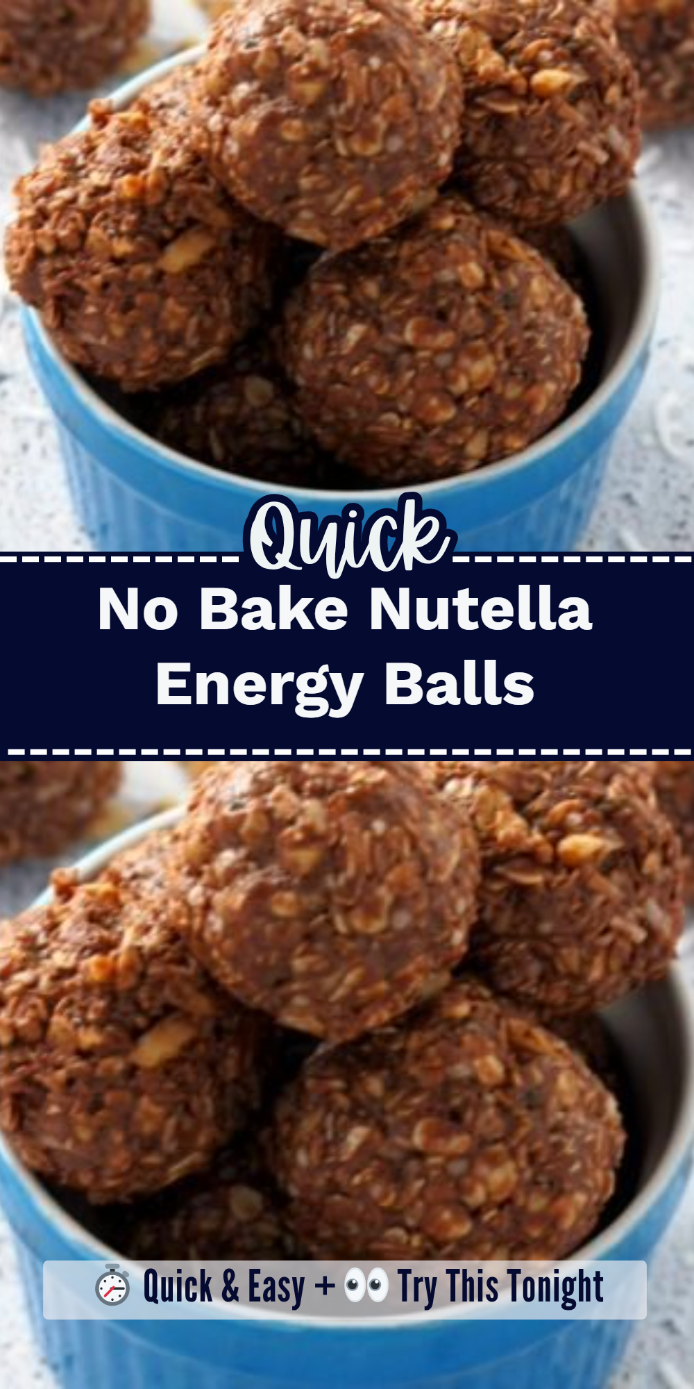 No Bake Nutella Energy Balls