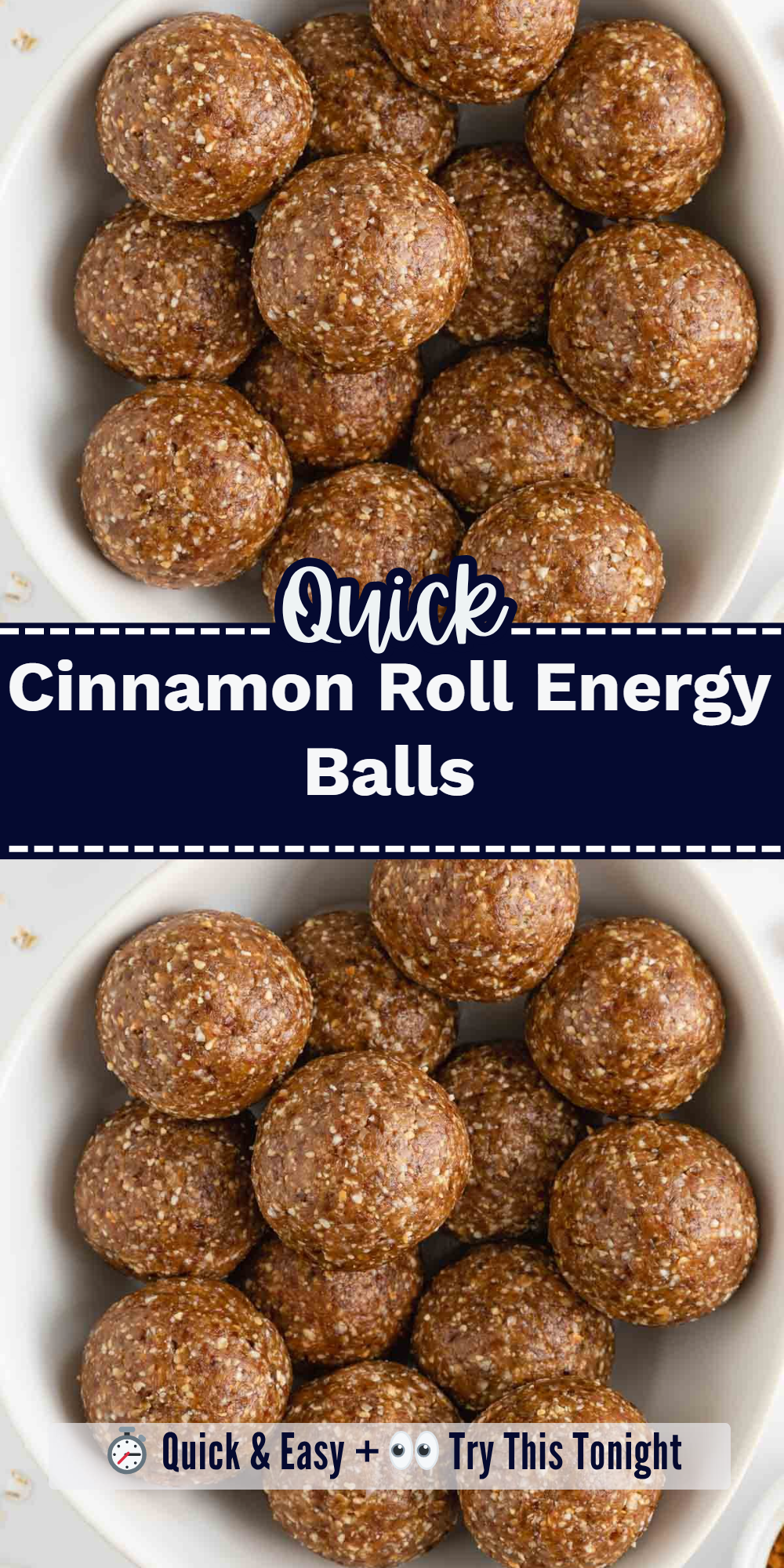 Cinnamon Roll Energy Balls