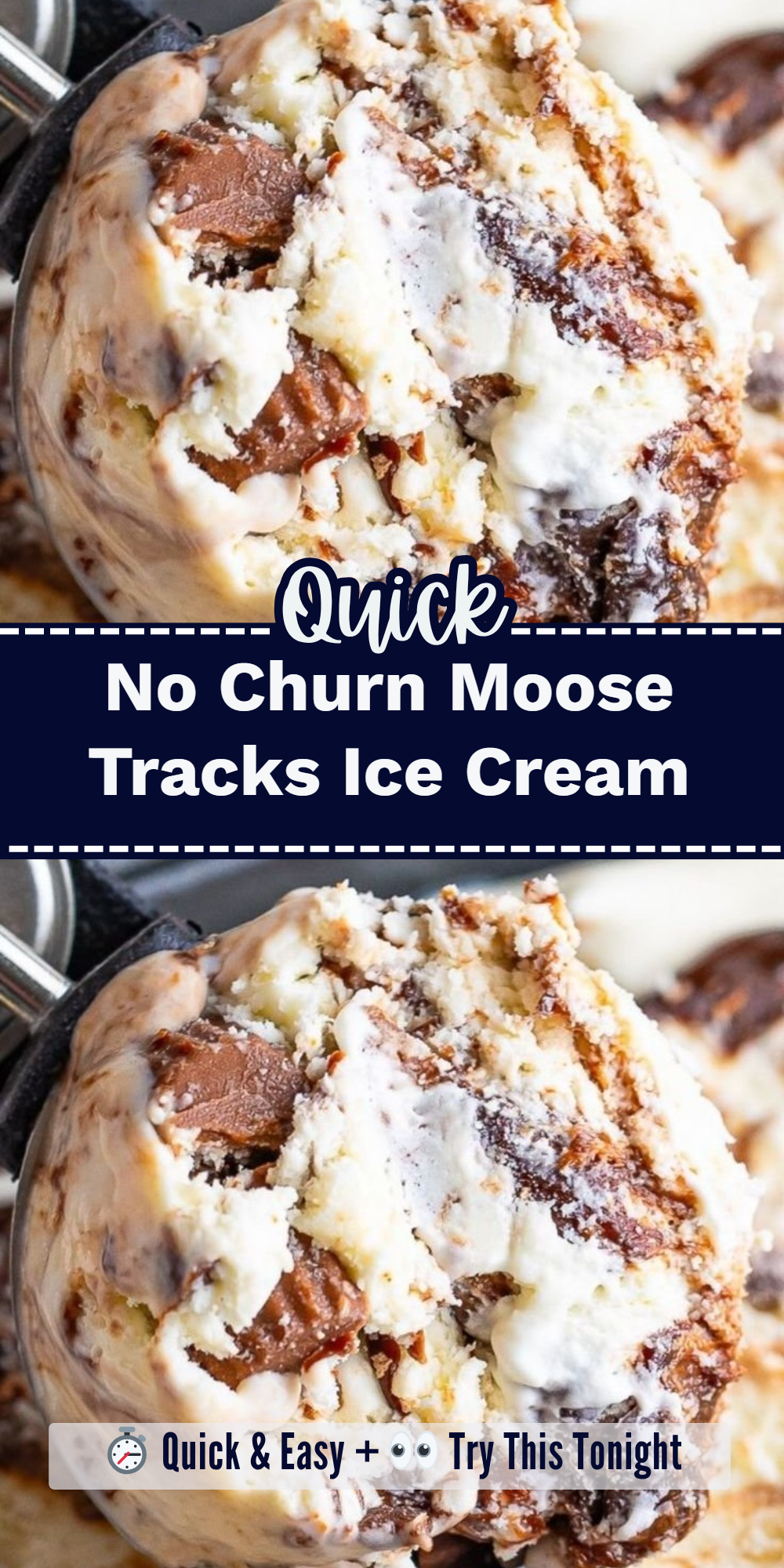 No Churn Moose Tracks Ice Cream