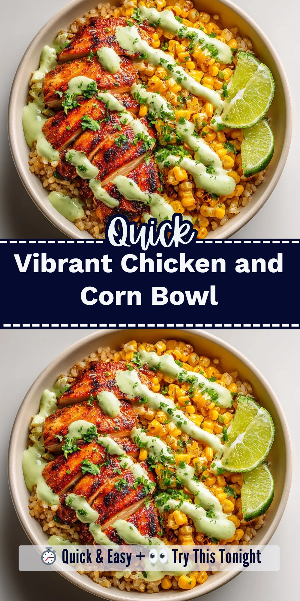 Vibrant Chicken and Corn Bowl