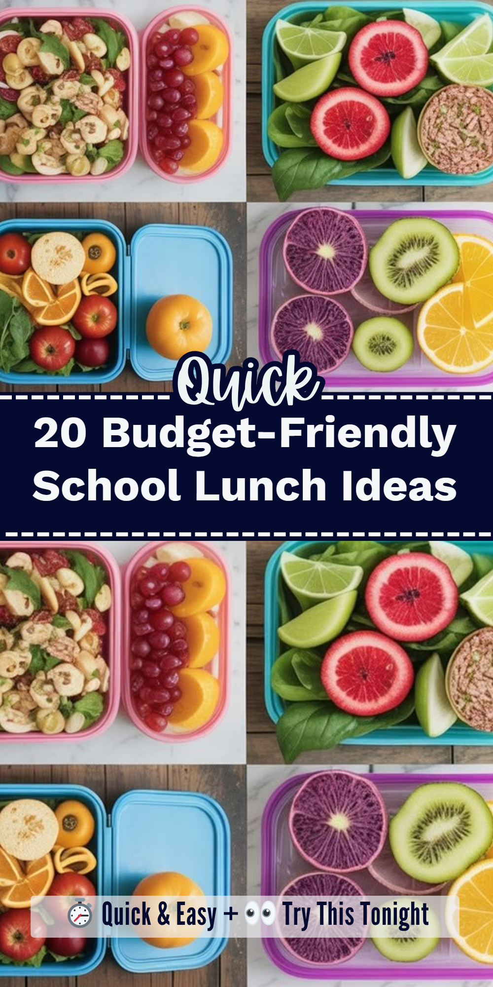 20 Budget-Friendly School Lunch Ideas