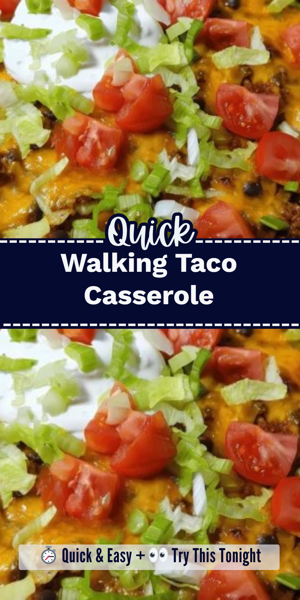 Walking Taco Casserole