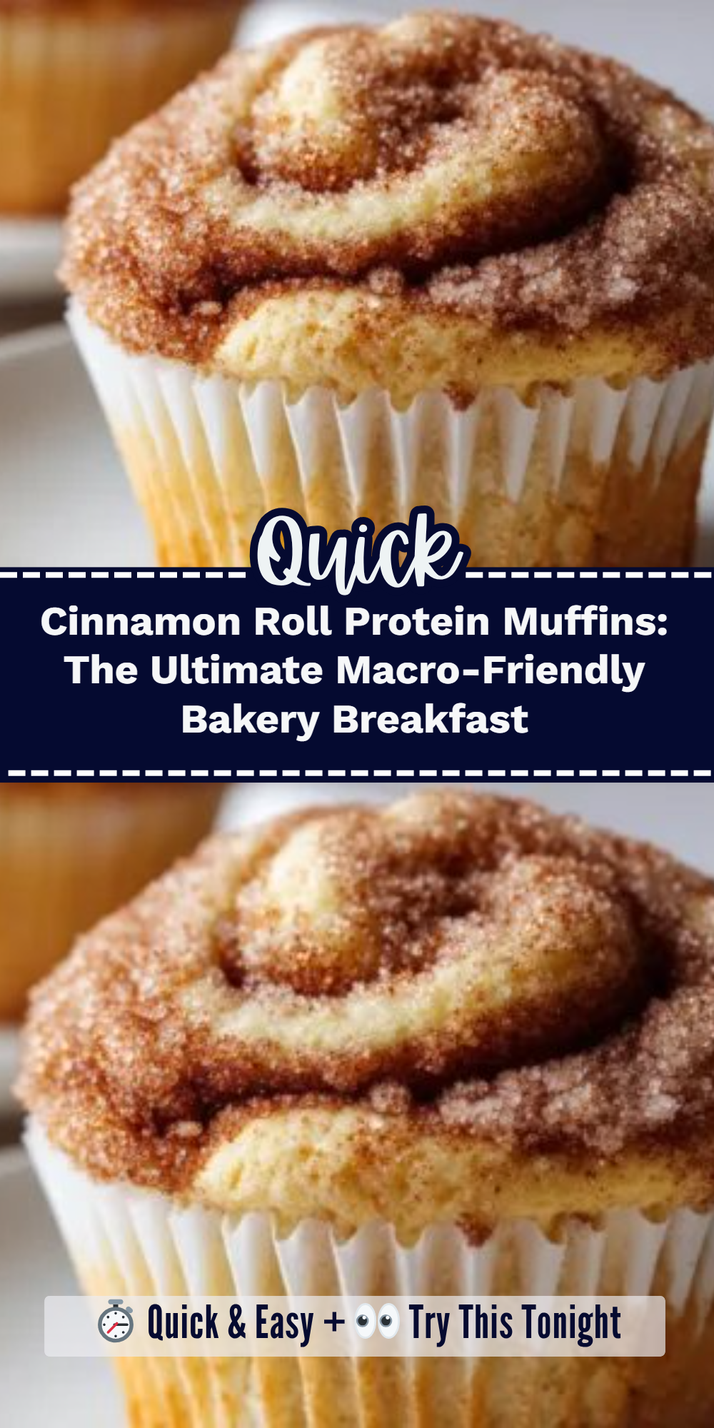 Cinnamon Roll Protein Muffins: The Ultimate Macro-Friendly Bakery Breakfast