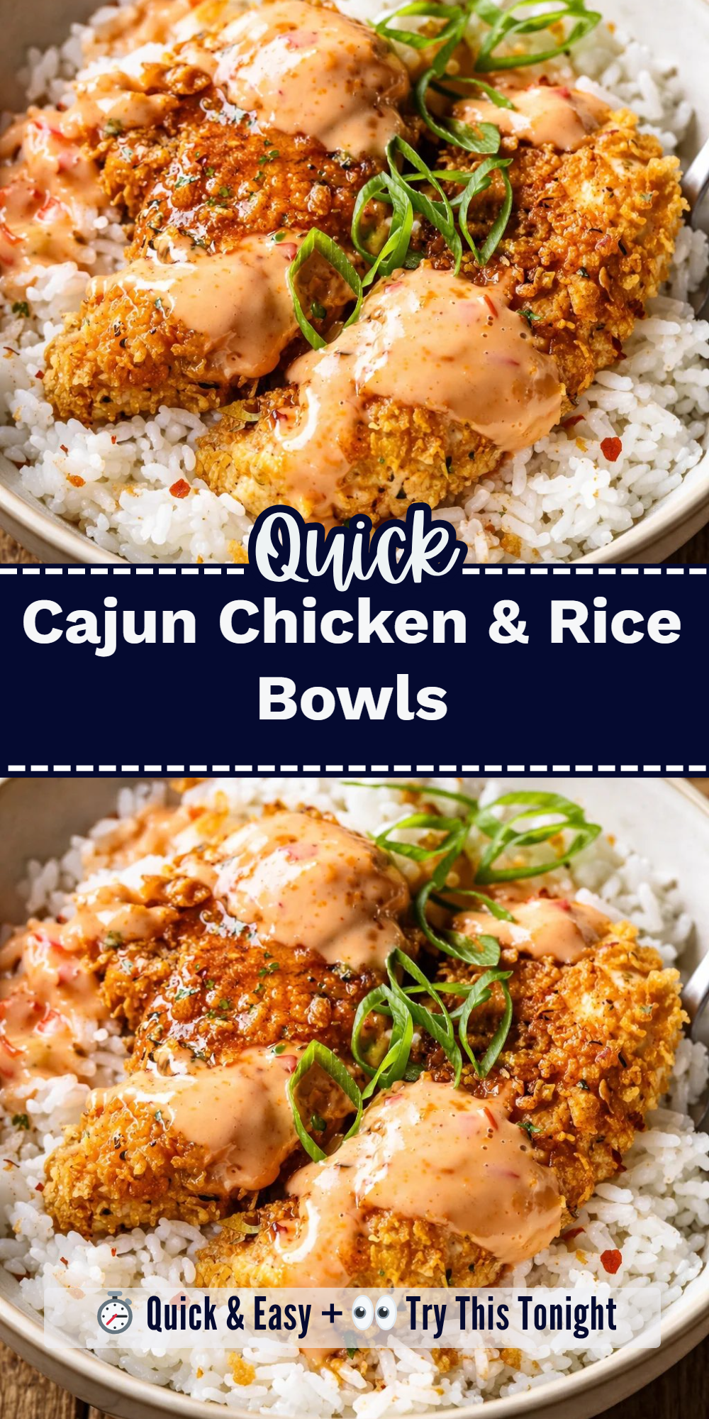 Cajun Chicken & Rice Bowls