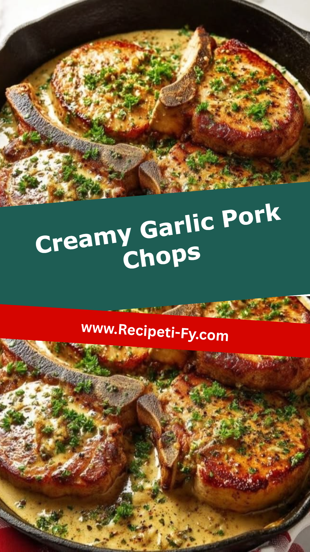 Creamy Garlic Pork Chops
