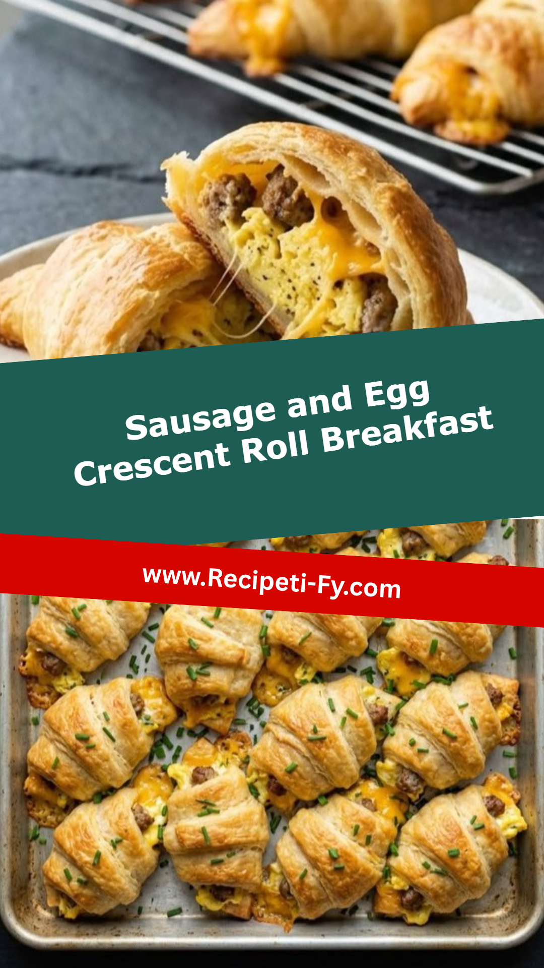 Sausage and Egg Crescent Roll Breakfast