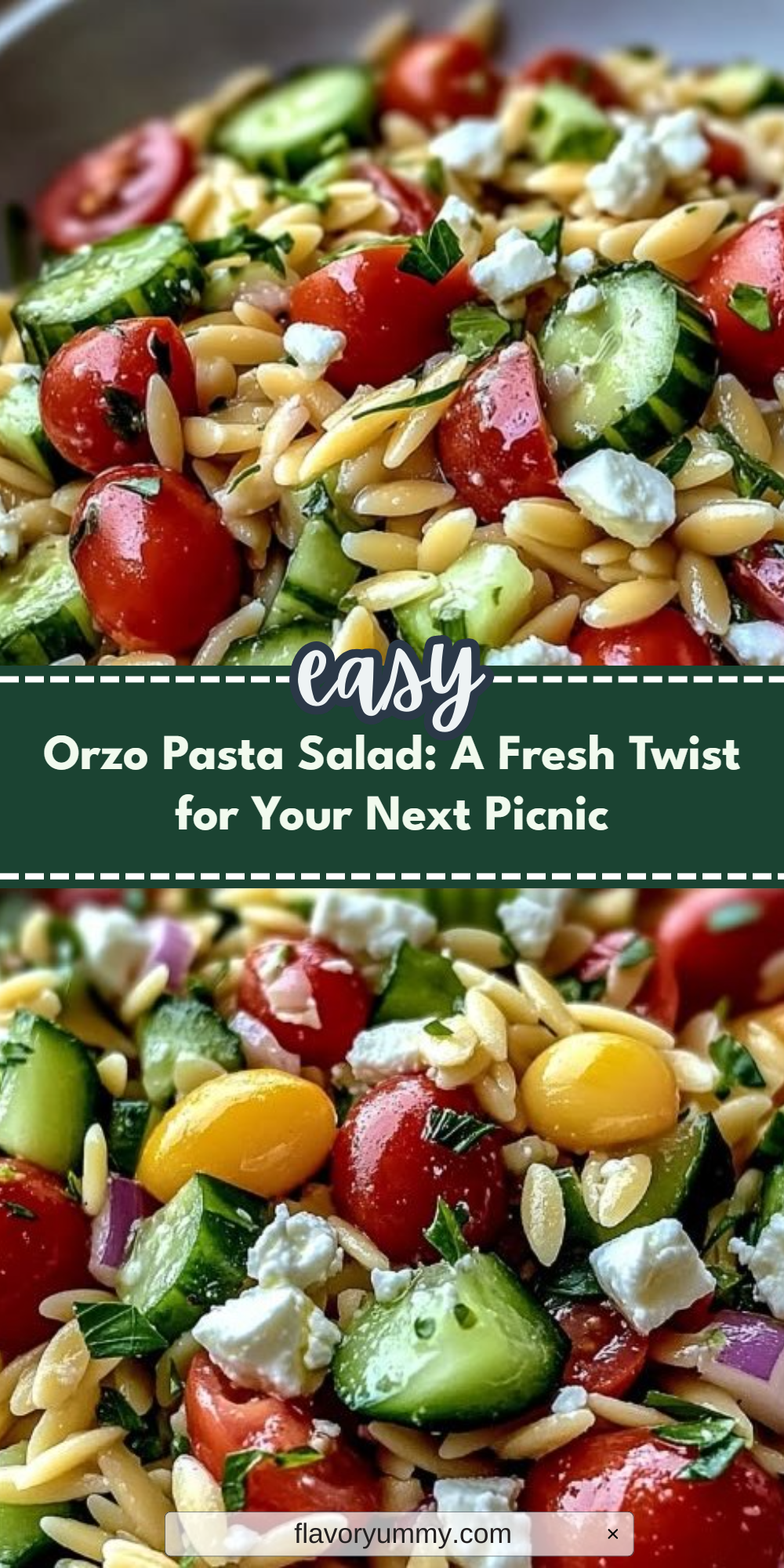 Orzo Pasta Salad: A Fresh Twist for Your Next Picnic