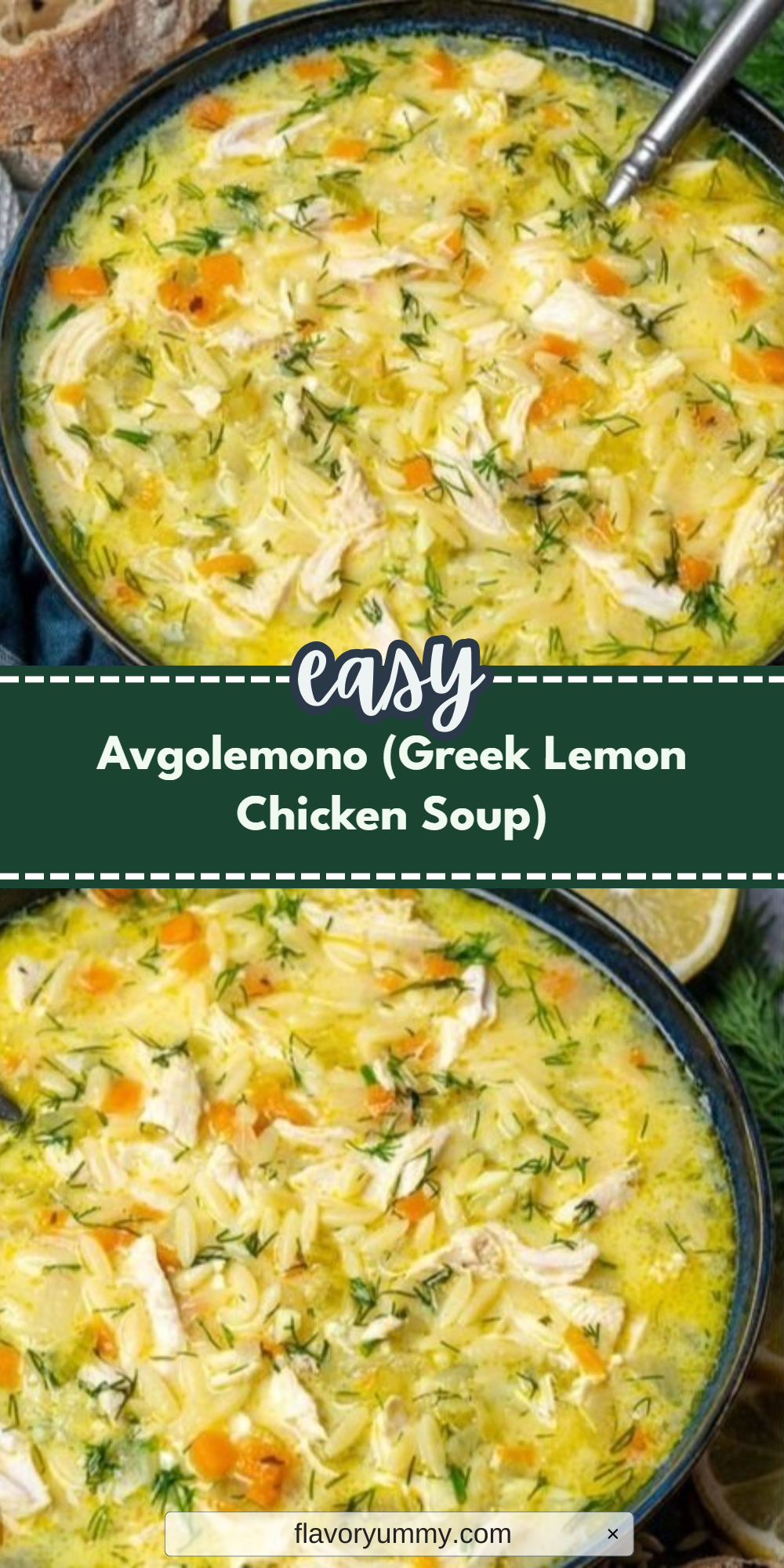Avgolemono (Greek Lemon Chicken Soup)