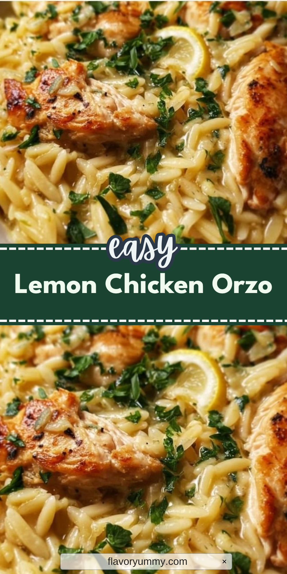 Lemon Chicken Orzo