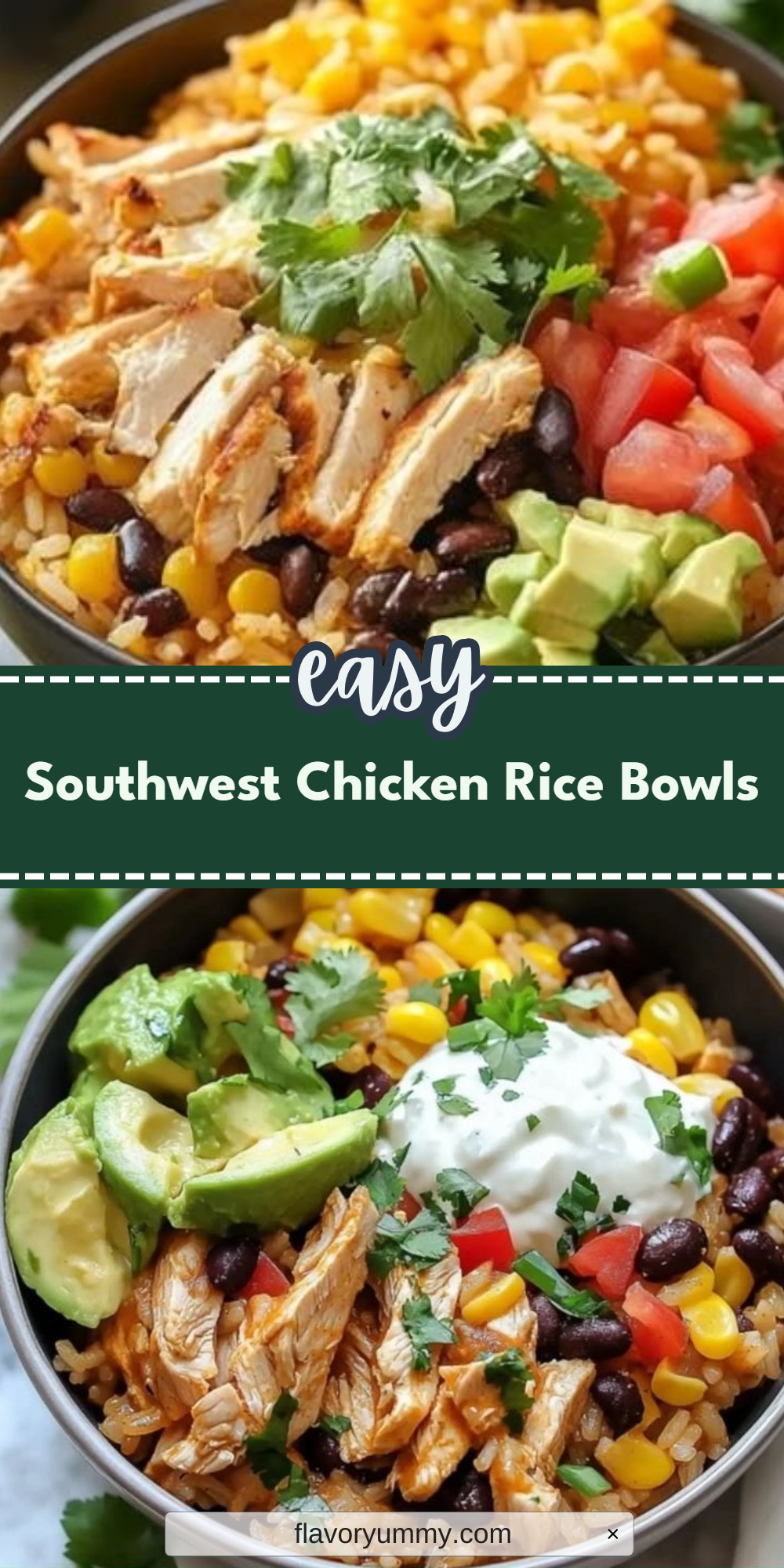 Southwest Chicken Rice Bowls