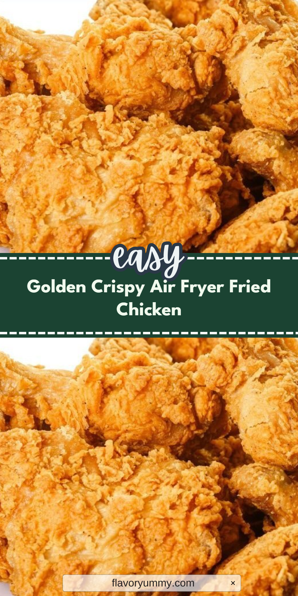 Golden Crispy Air Fryer Fried Chicken