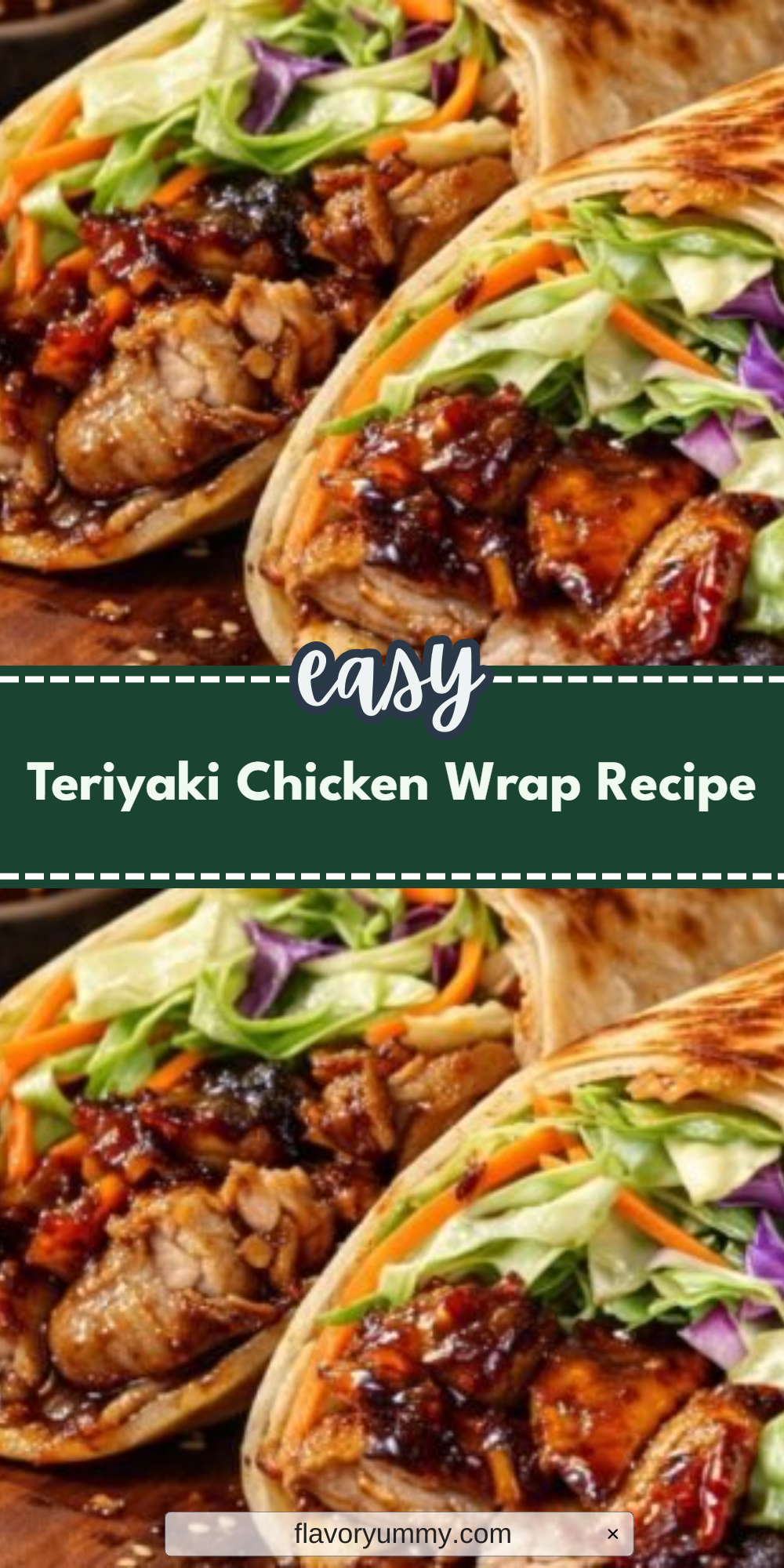 Teriyaki Chicken Wrap Recipe