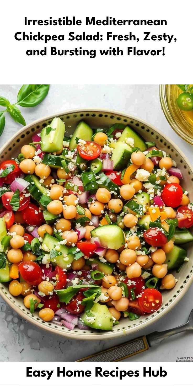 Mediterranean-Style Chickpea Salad