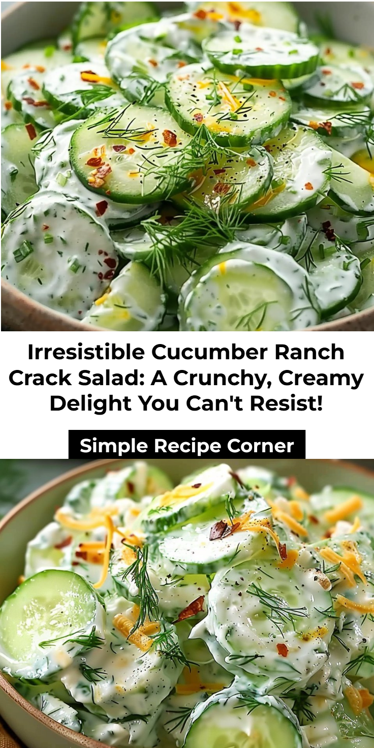 Cucumber Ranch Crack Salad Recipe