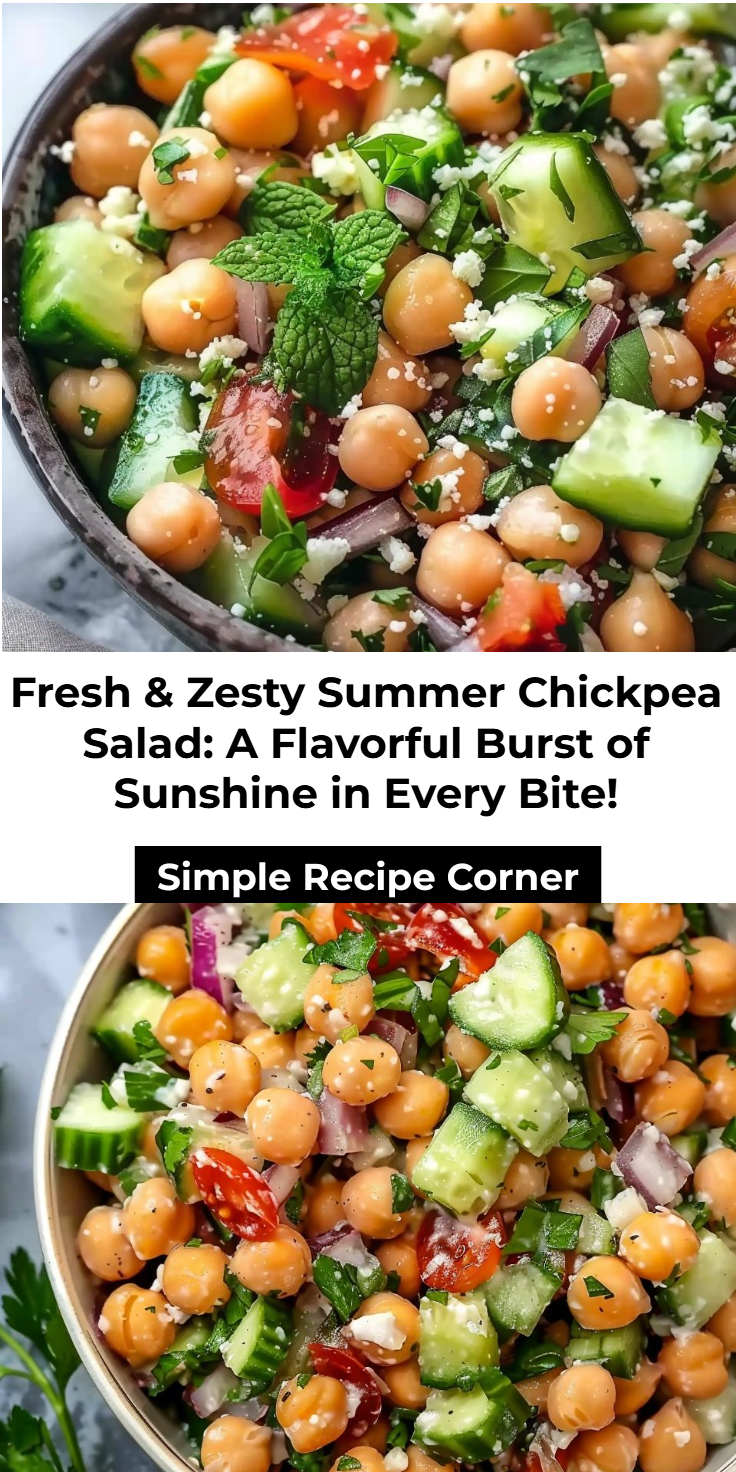 Summer Chickpea Salad