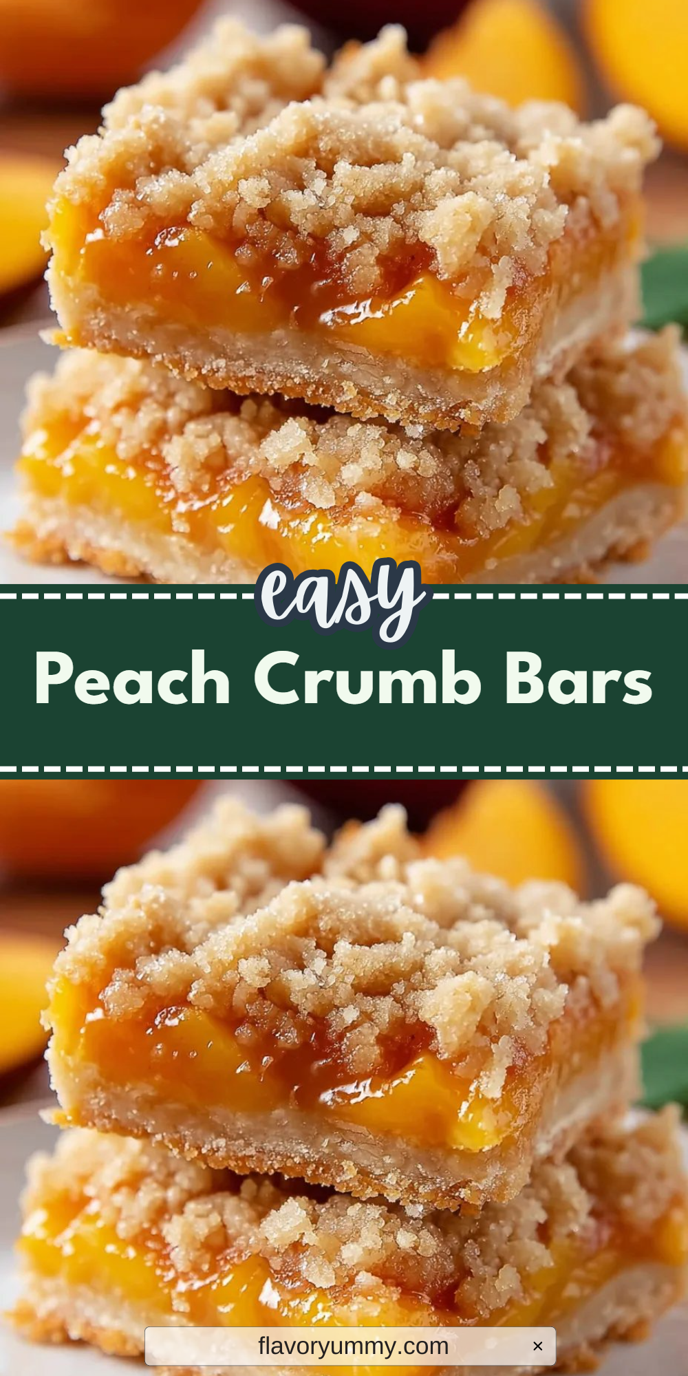 Peach Crumb Bars