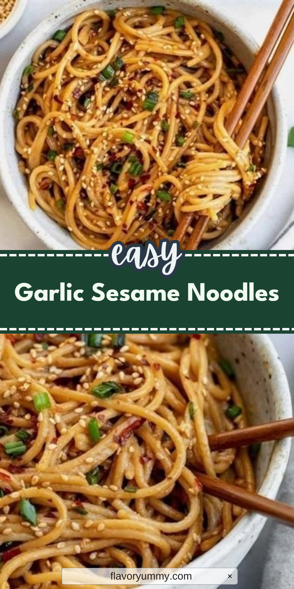 Garlic Sesame Noodles