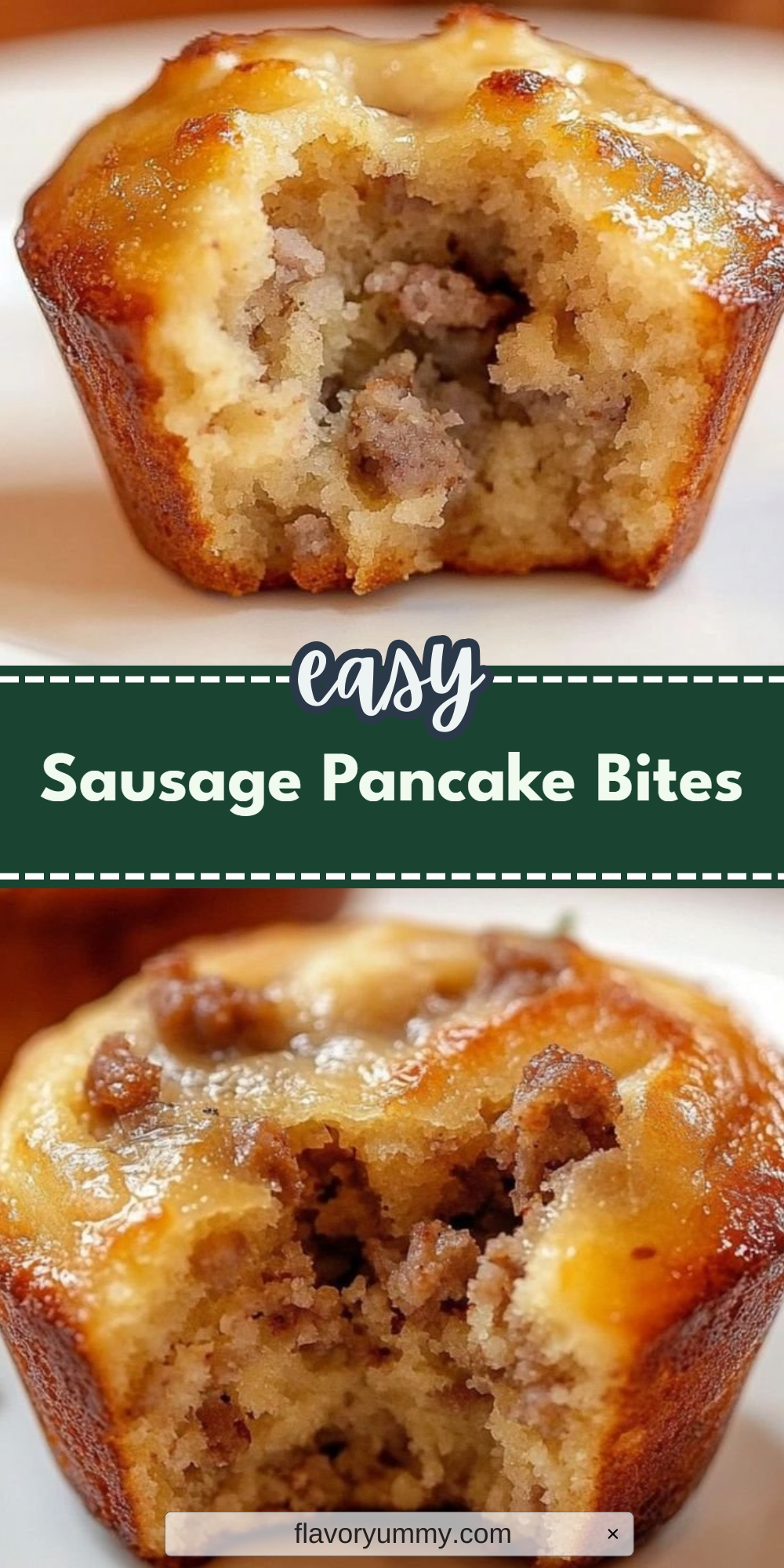 Sausage Pancake Bites