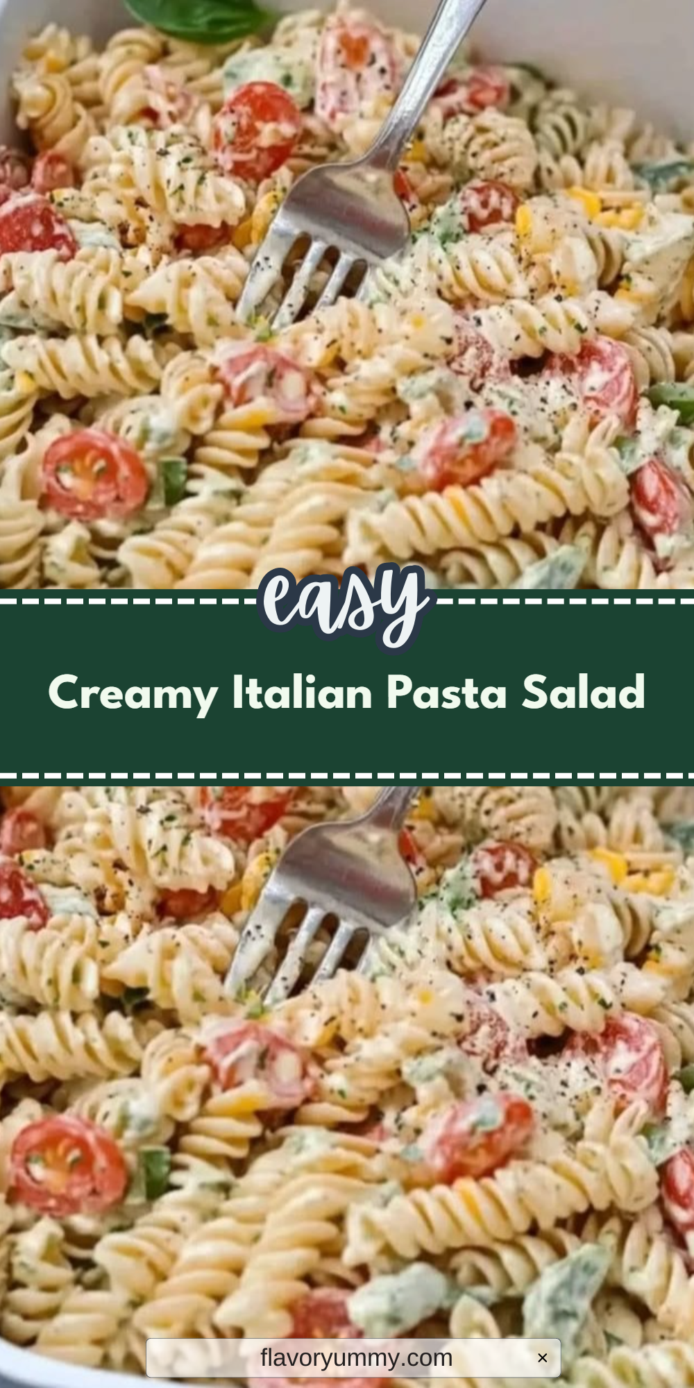 Creamy Italian Pasta Salad