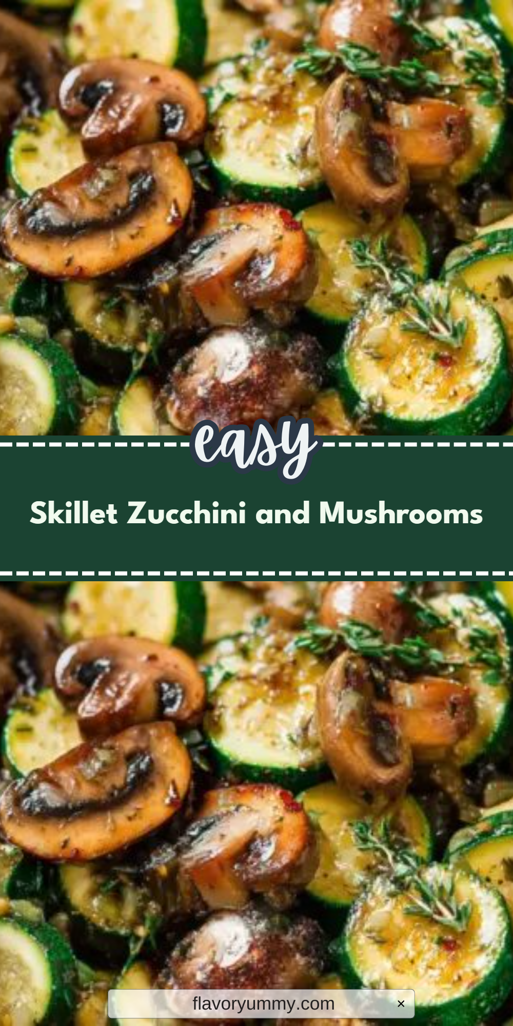 Skillet Zucchini and Mushrooms