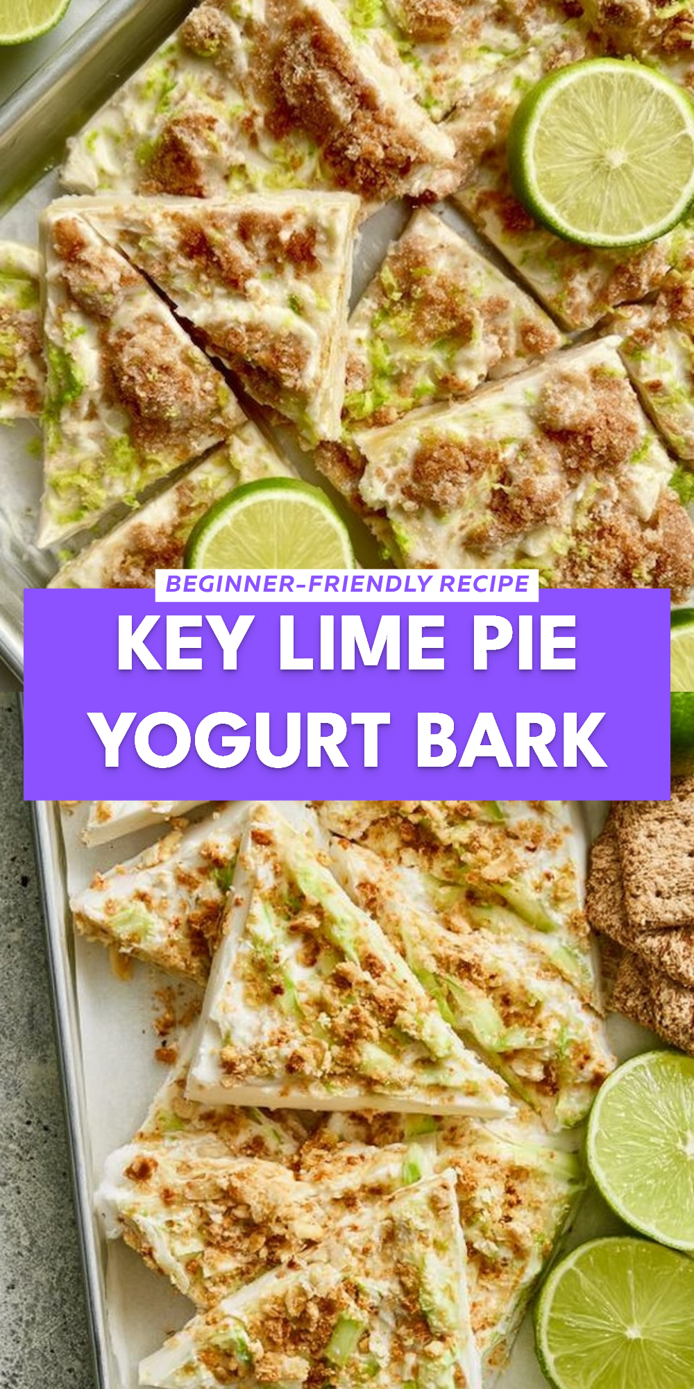 Key Lime Pie Yogurt Bark