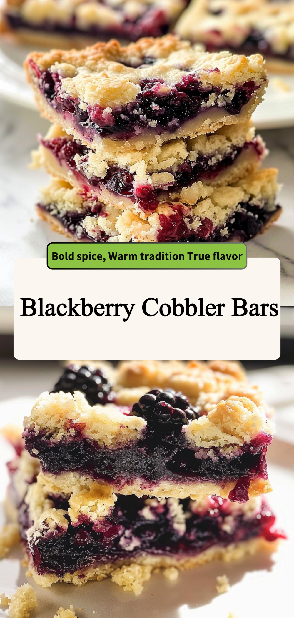 Blackberry Cobbler Bars