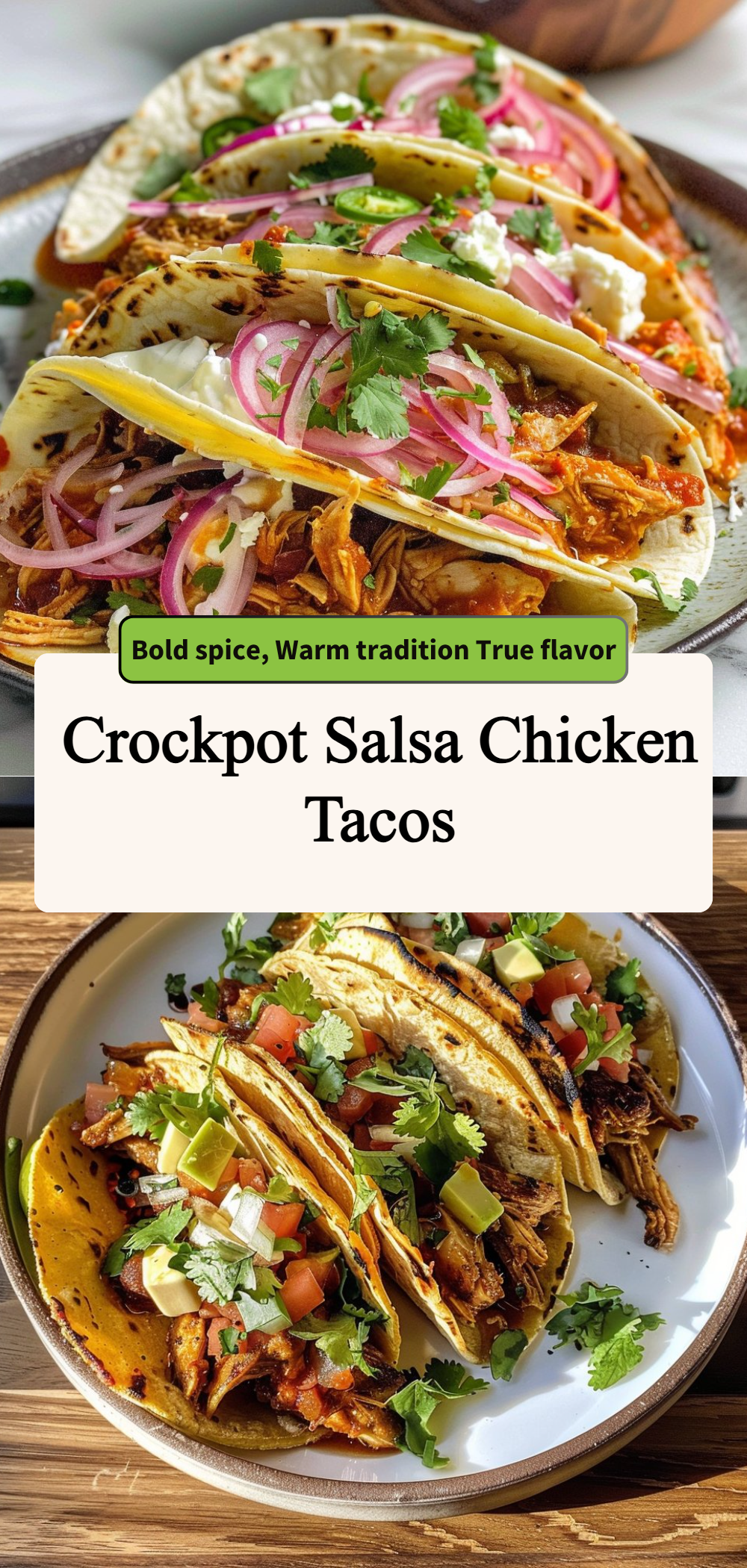 Crockpot Salsa Chicken Tacos 4 Crockpot Salsa Chicken Tacos Recipe Easy Slow Cooker Dinner Idea