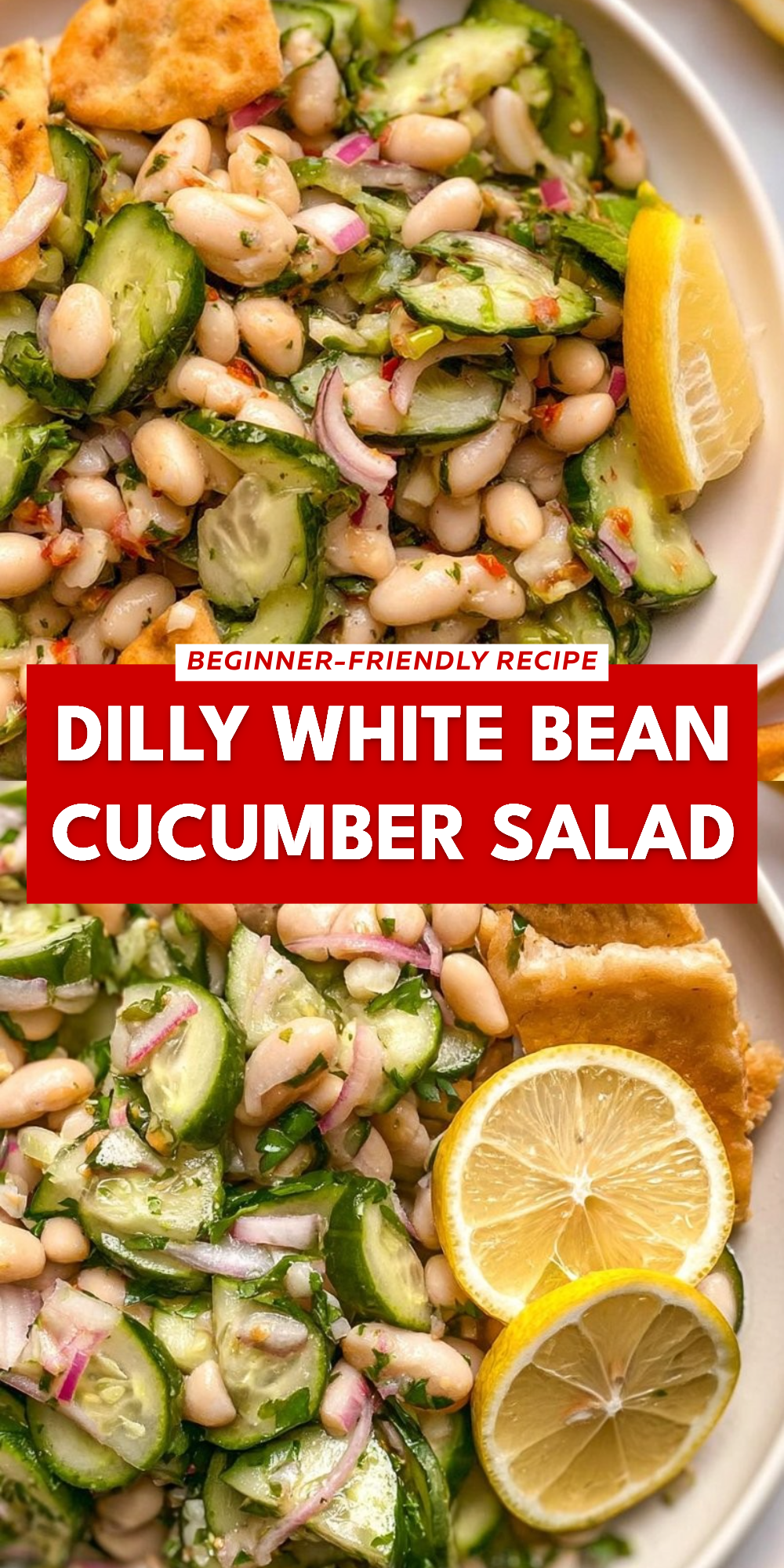 Dilly White Bean Cucumber Salad