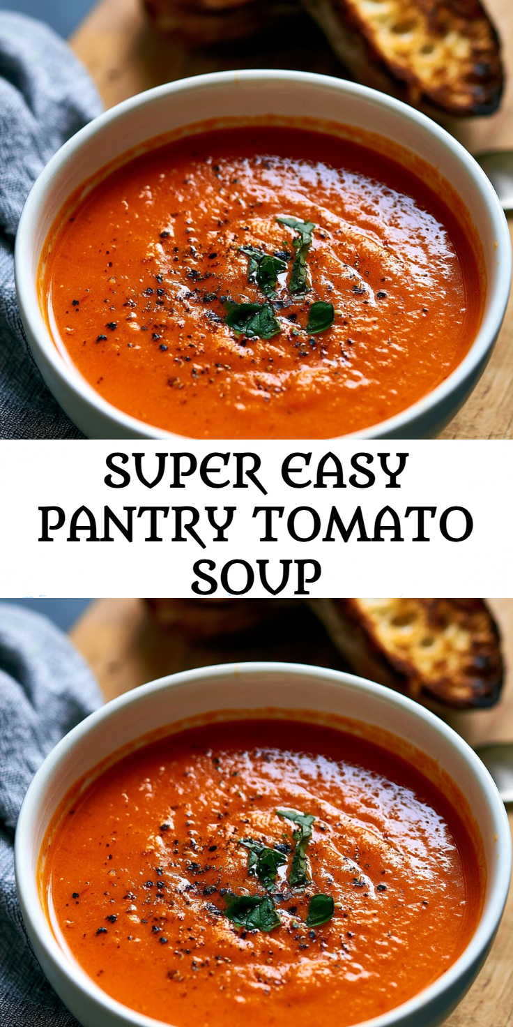 Super Easy Pantry Tomato Soup