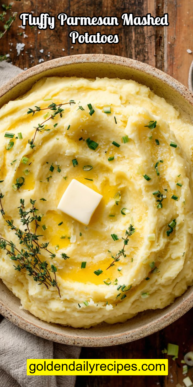 Fluffy Parmesan Mashed Potatoes