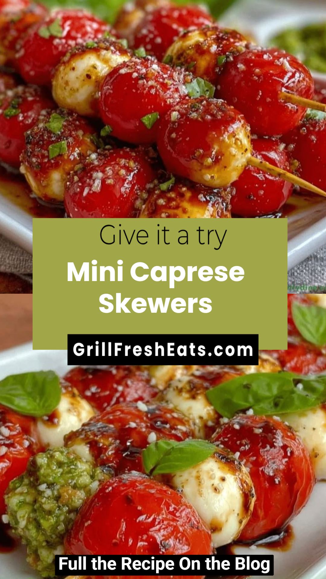 Mini Caprese Skewers