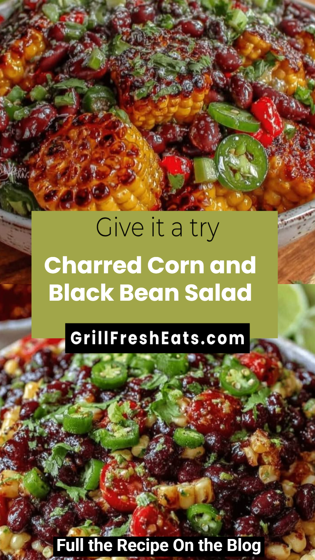 Charred Corn and Black Bean Salad 1 Charred Corn and Black Bean Salad