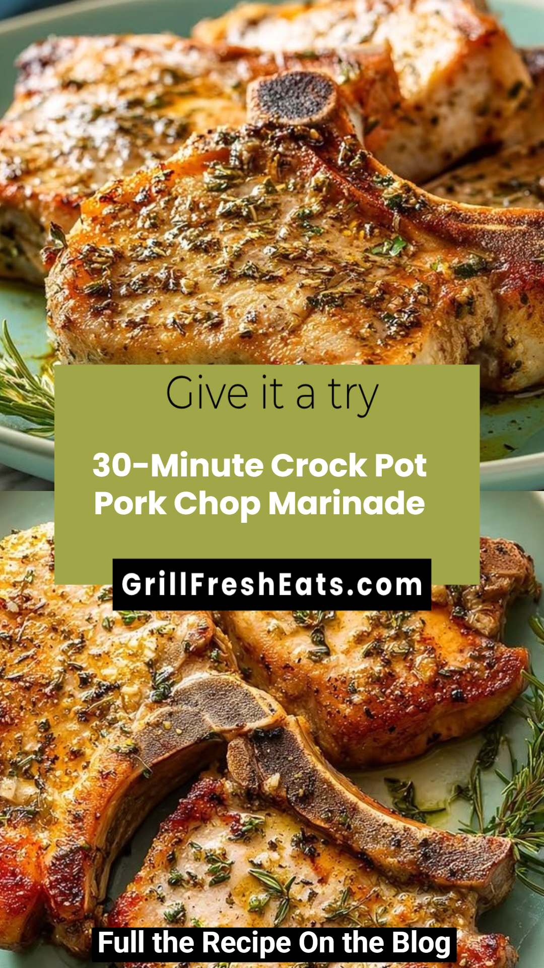 30-Minute Crock Pot Pork Chop Marinade 1 30-Minute Crock Pot Pork Chop Marinade