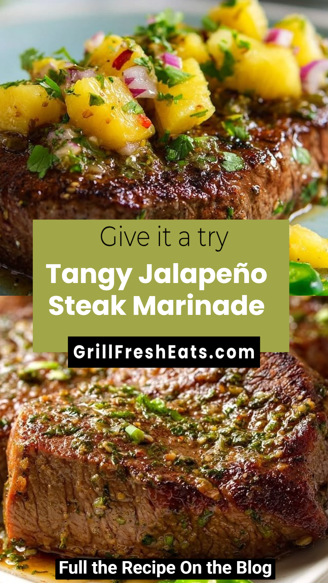 Tangy Jalapeño Steak Marinade 1 Tangy Jalapeño Steak Marinade