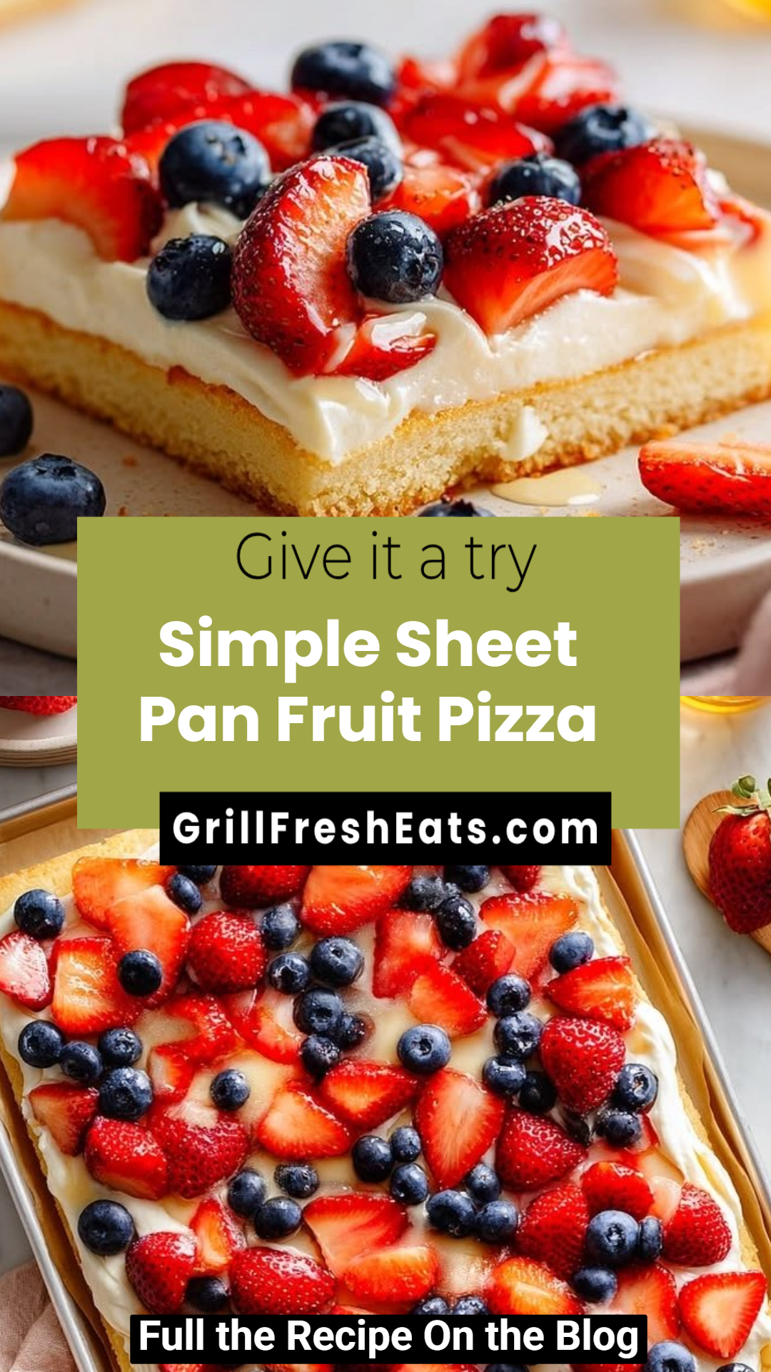 Simple Sheet Pan Fruit Pizza 1 Simple Sheet Pan Fruit Pizza