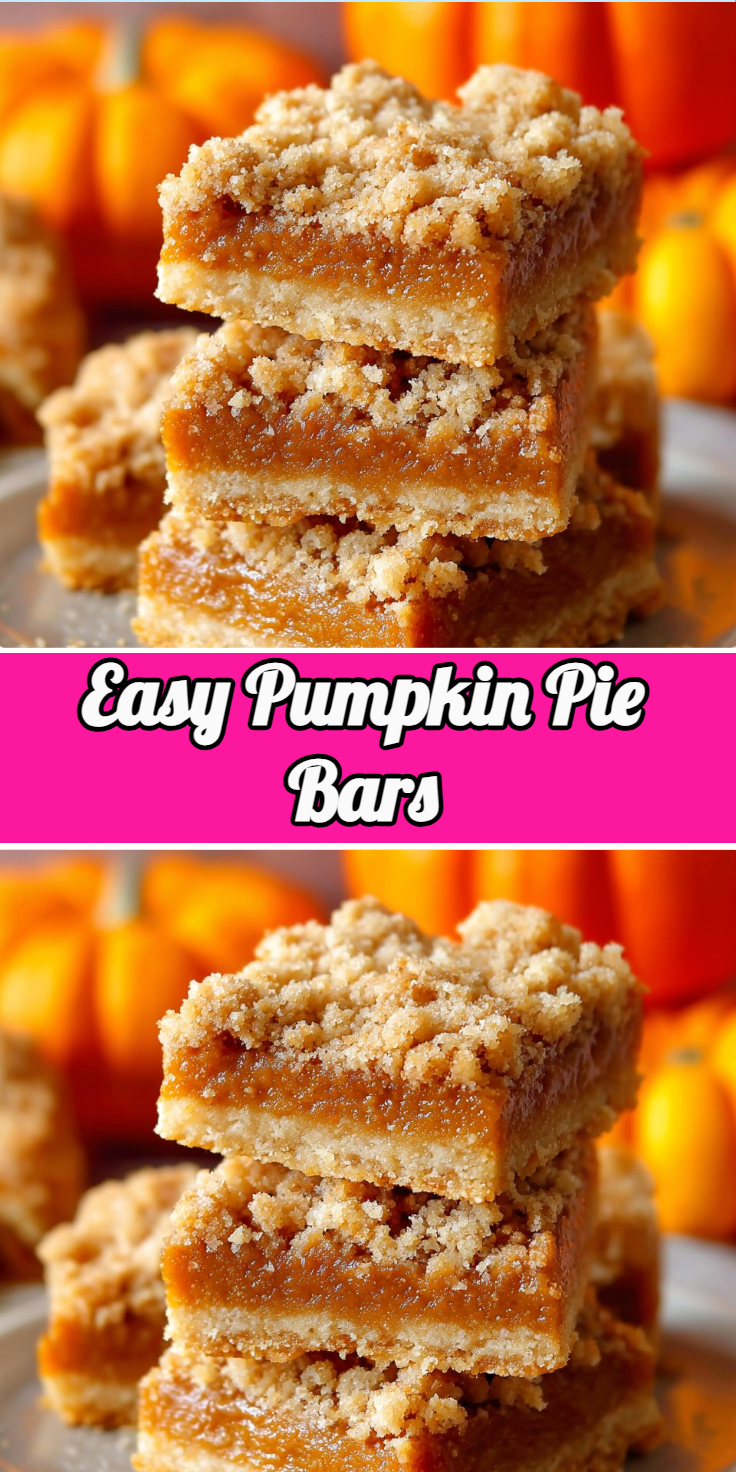 Easy Pumpkin Pie Bars
