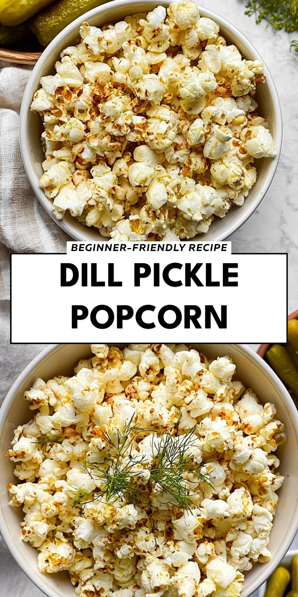 Dill Pickle Popcorn