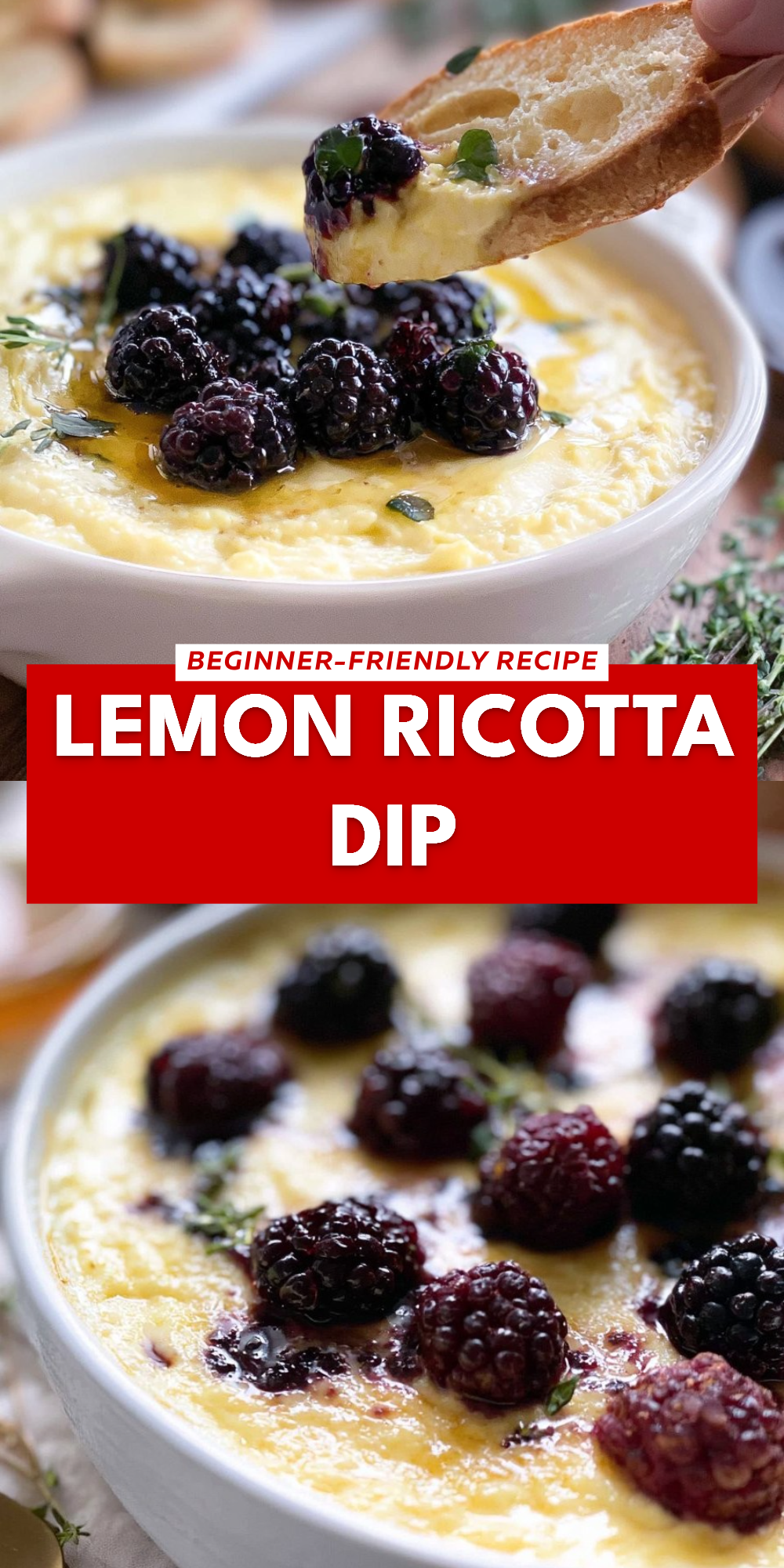 Lemon Ricotta Dip