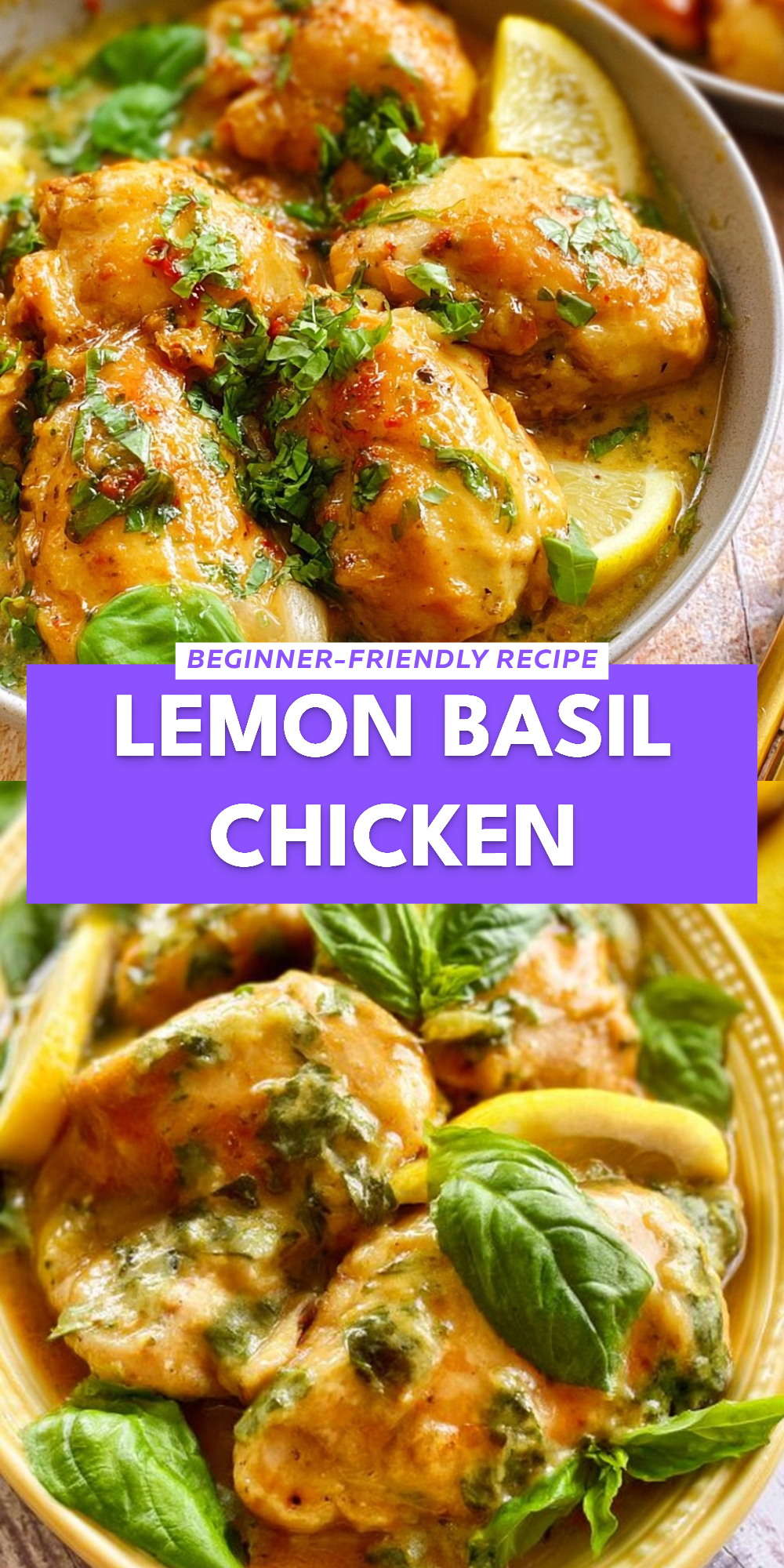Lemon Basil Chicken