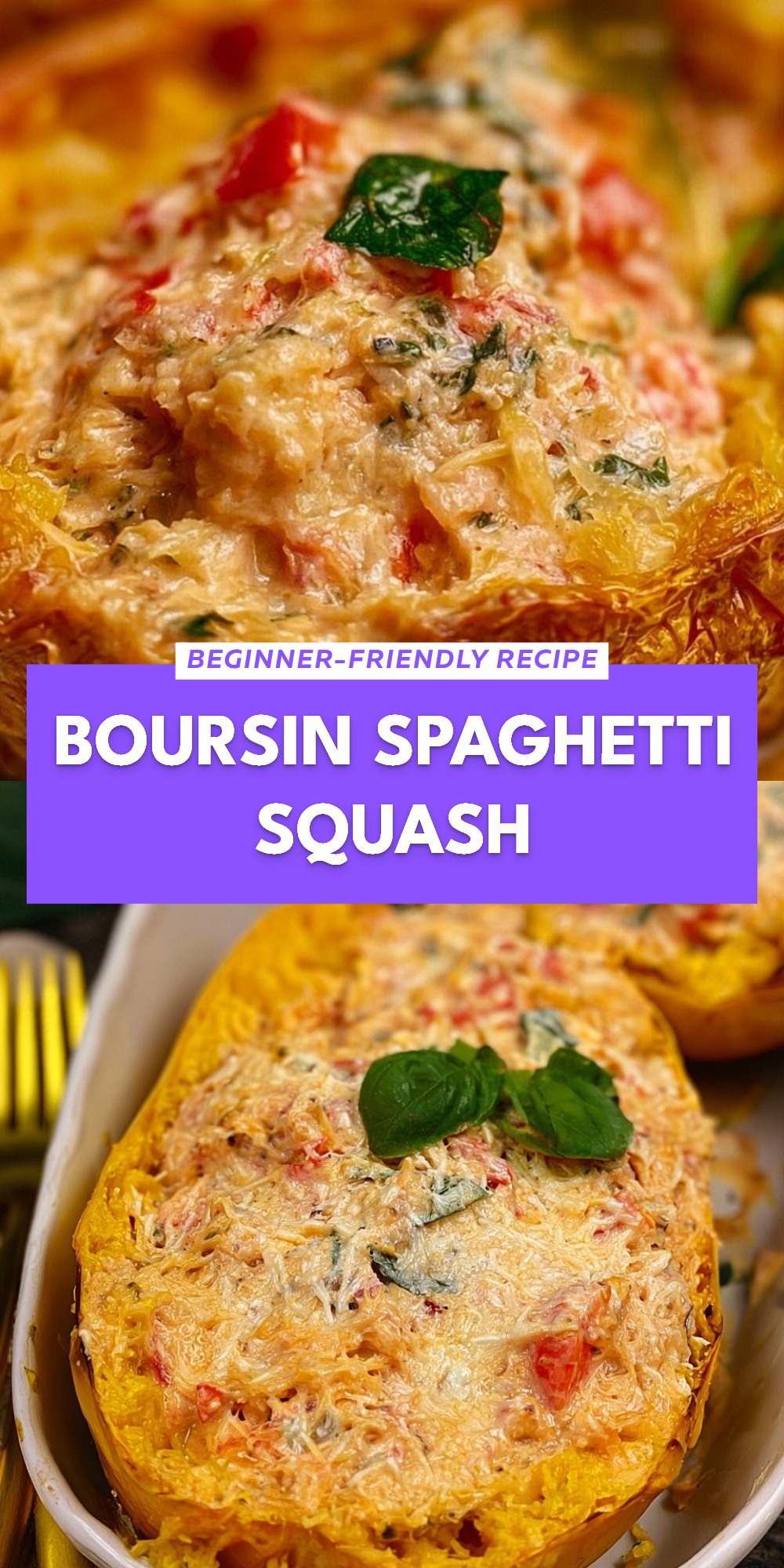 Boursin Spaghetti Squash