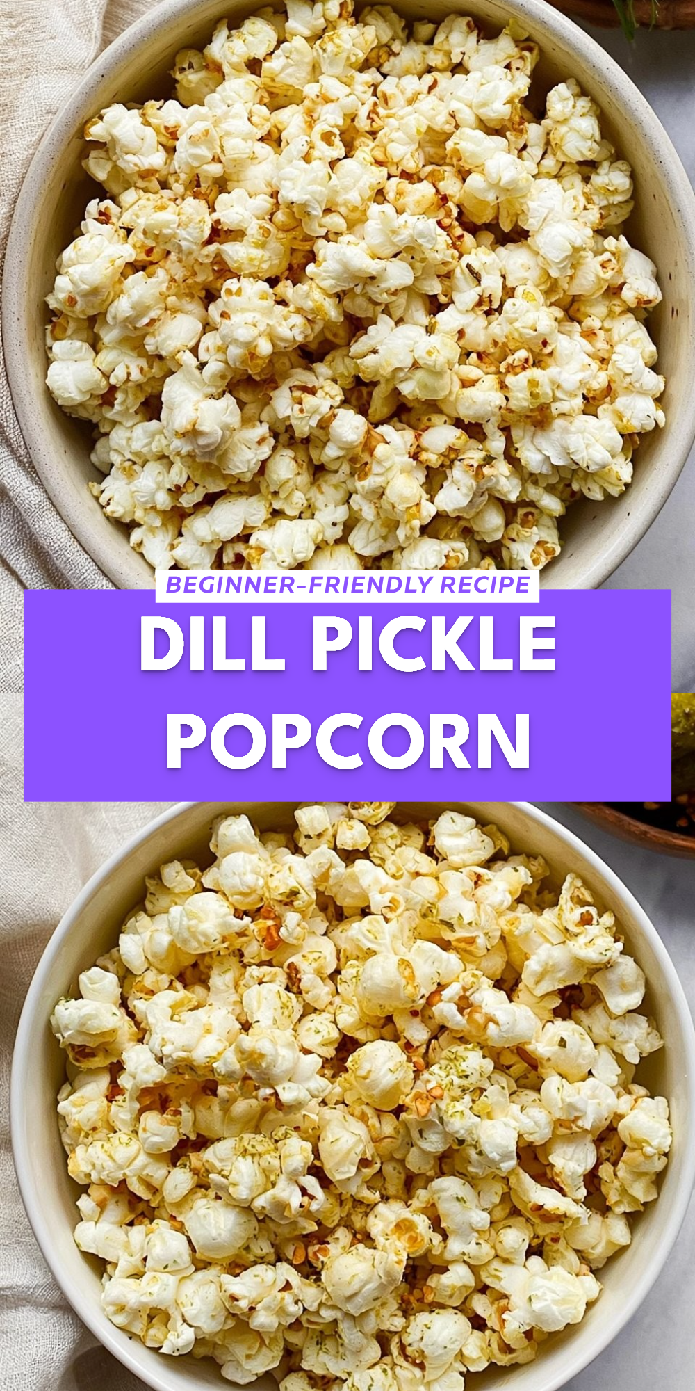 Dill Pickle Popcorn