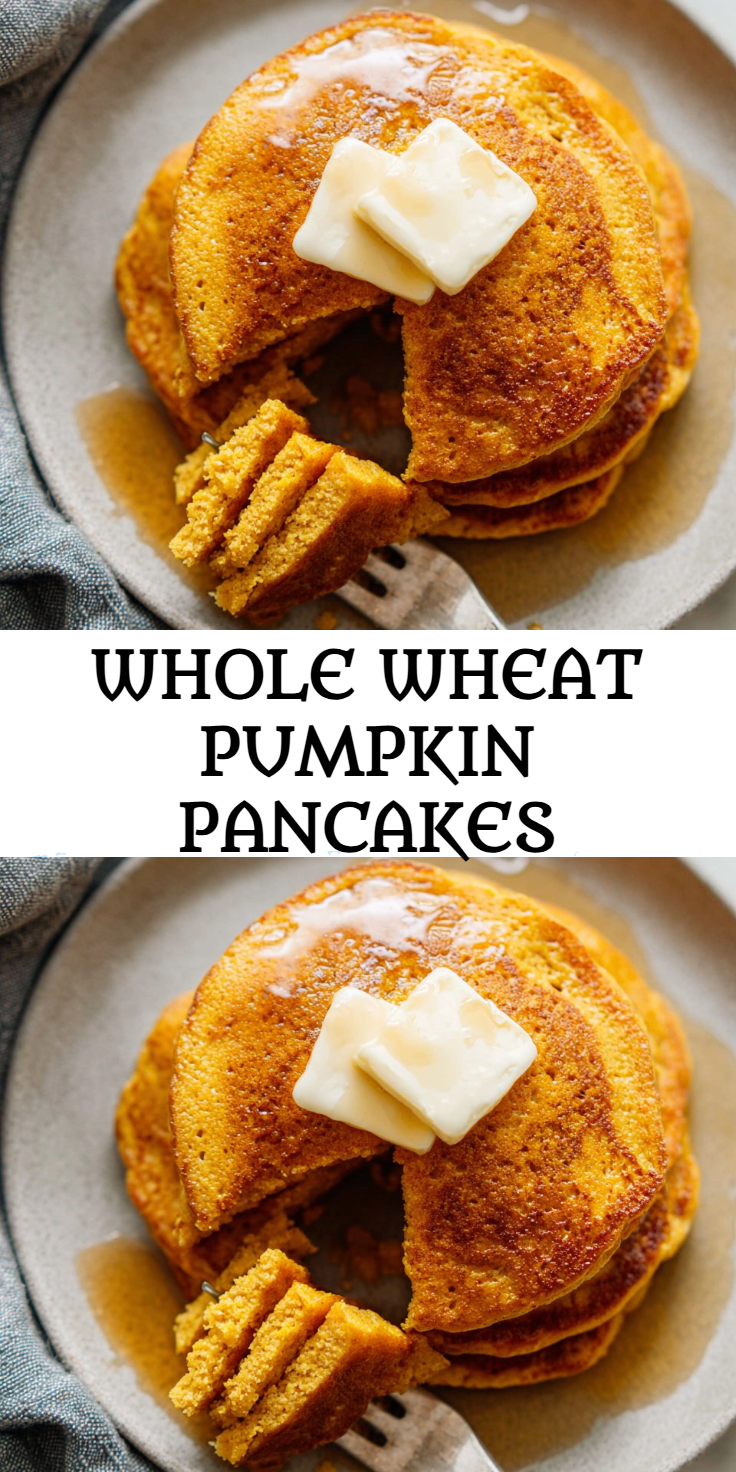 Whole Wheat Pumpkin Pancakes