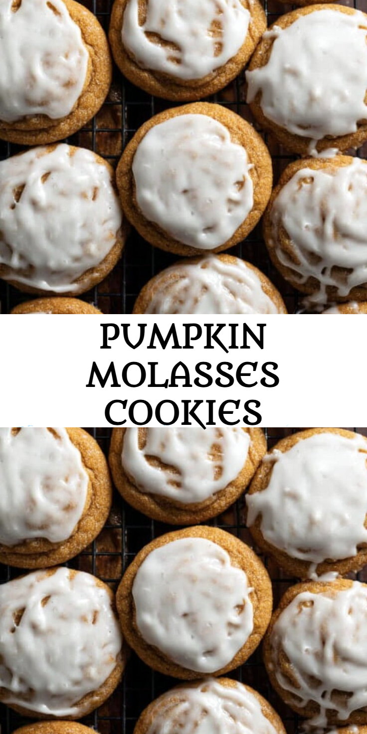 Pumpkin Molasses Cookies