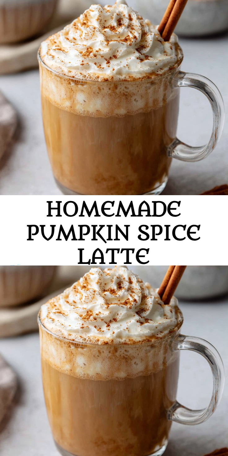 Homemade Pumpkin Spice Latte