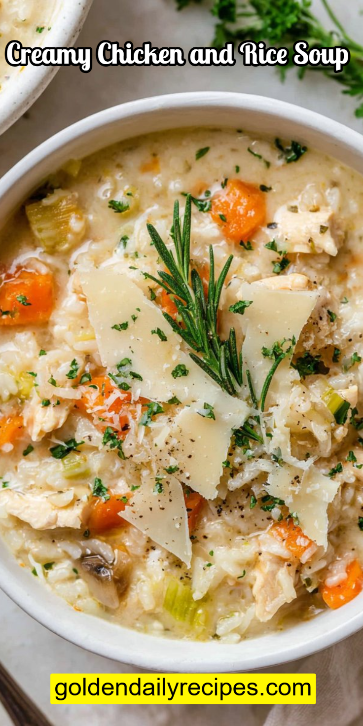 Creamy Chicken and Rice Soup