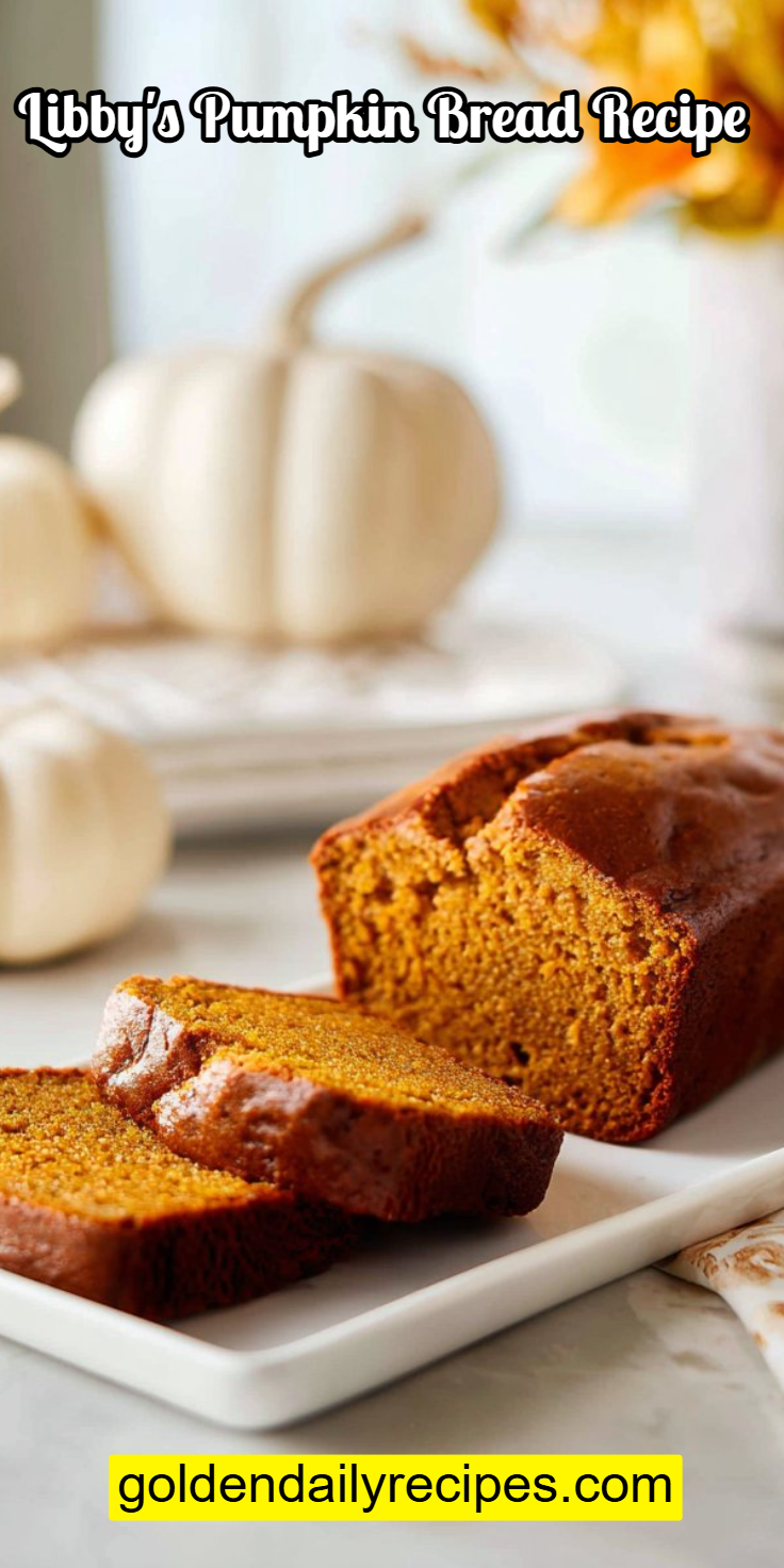 Libby's Pumpkin Bread Recipe