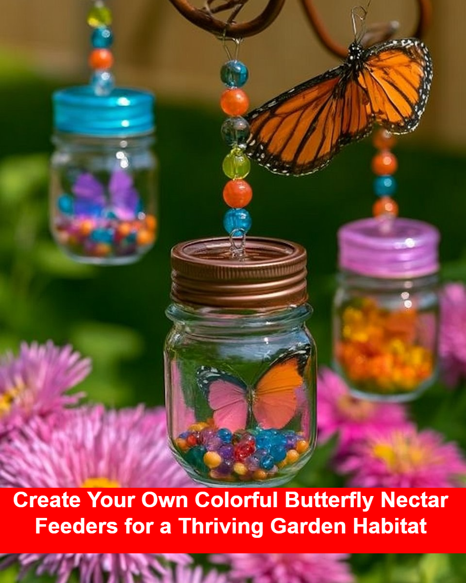Create Your Own Colorful Butterfly Nectar Feeders for a Vibrant Garden