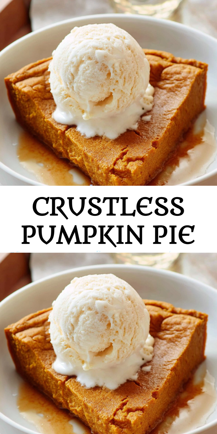 Crustless Pumpkin Pie