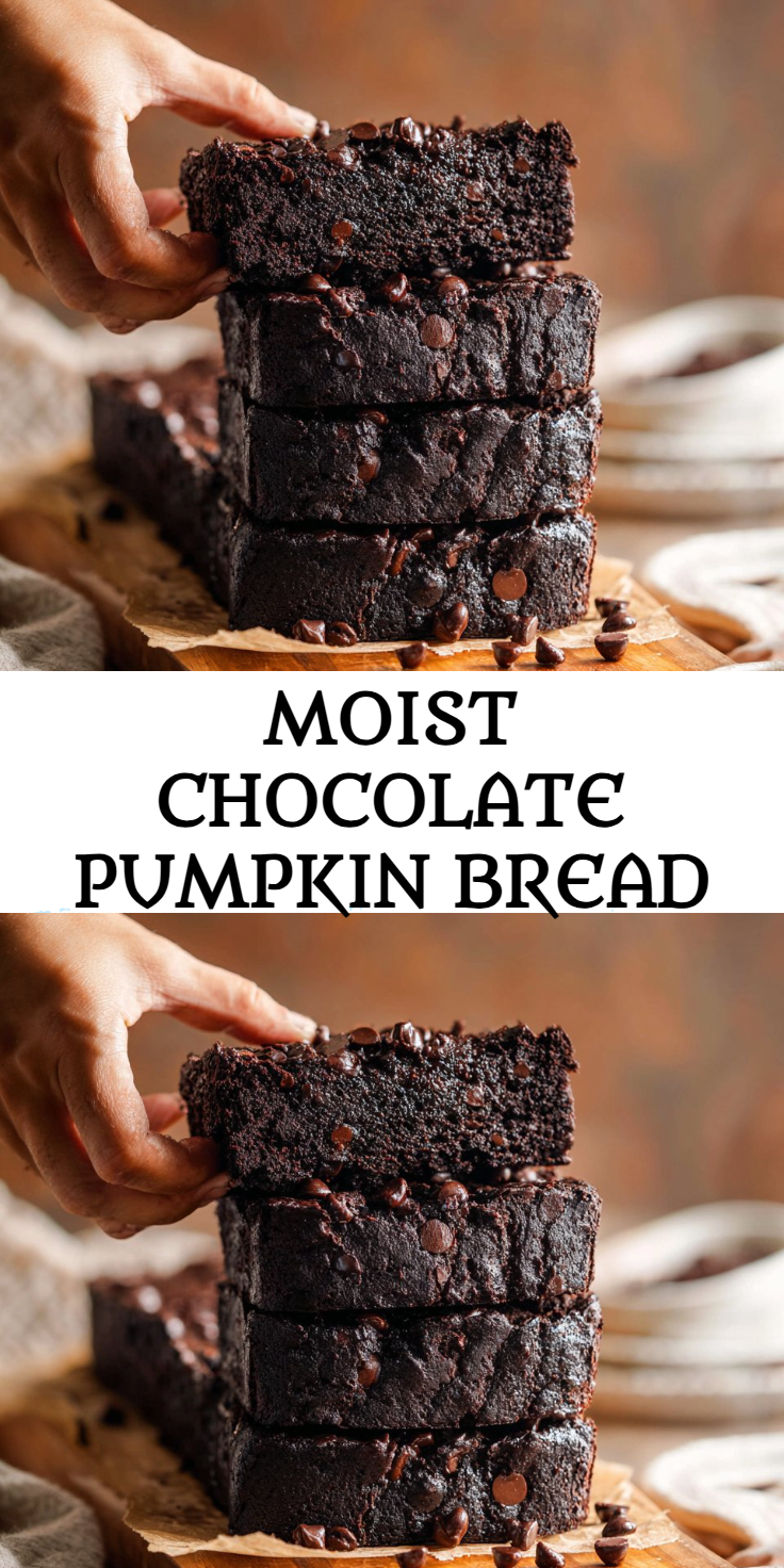Moist Chocolate Pumpkin Bread