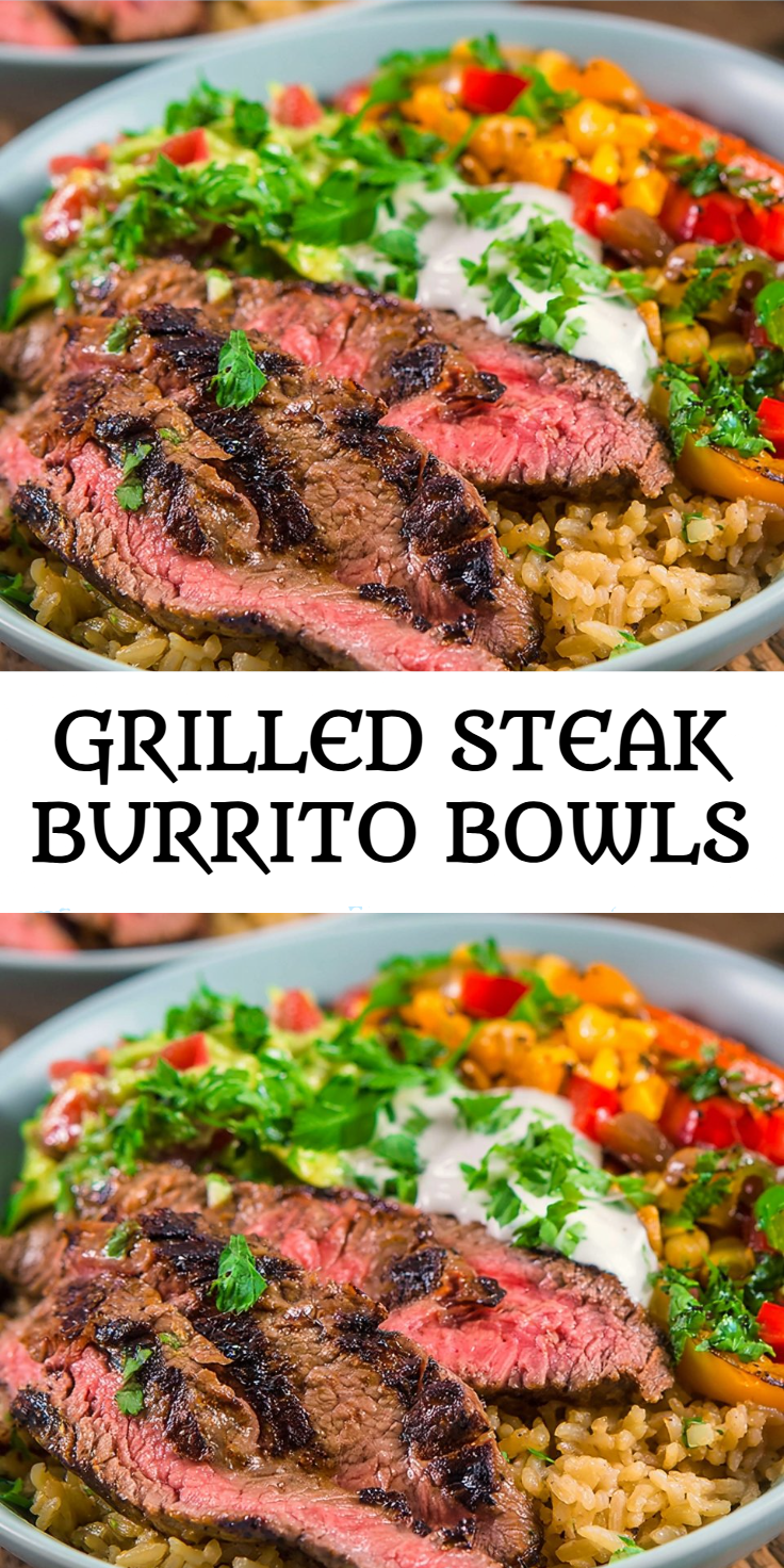 Grilled Steak Burrito Bowls